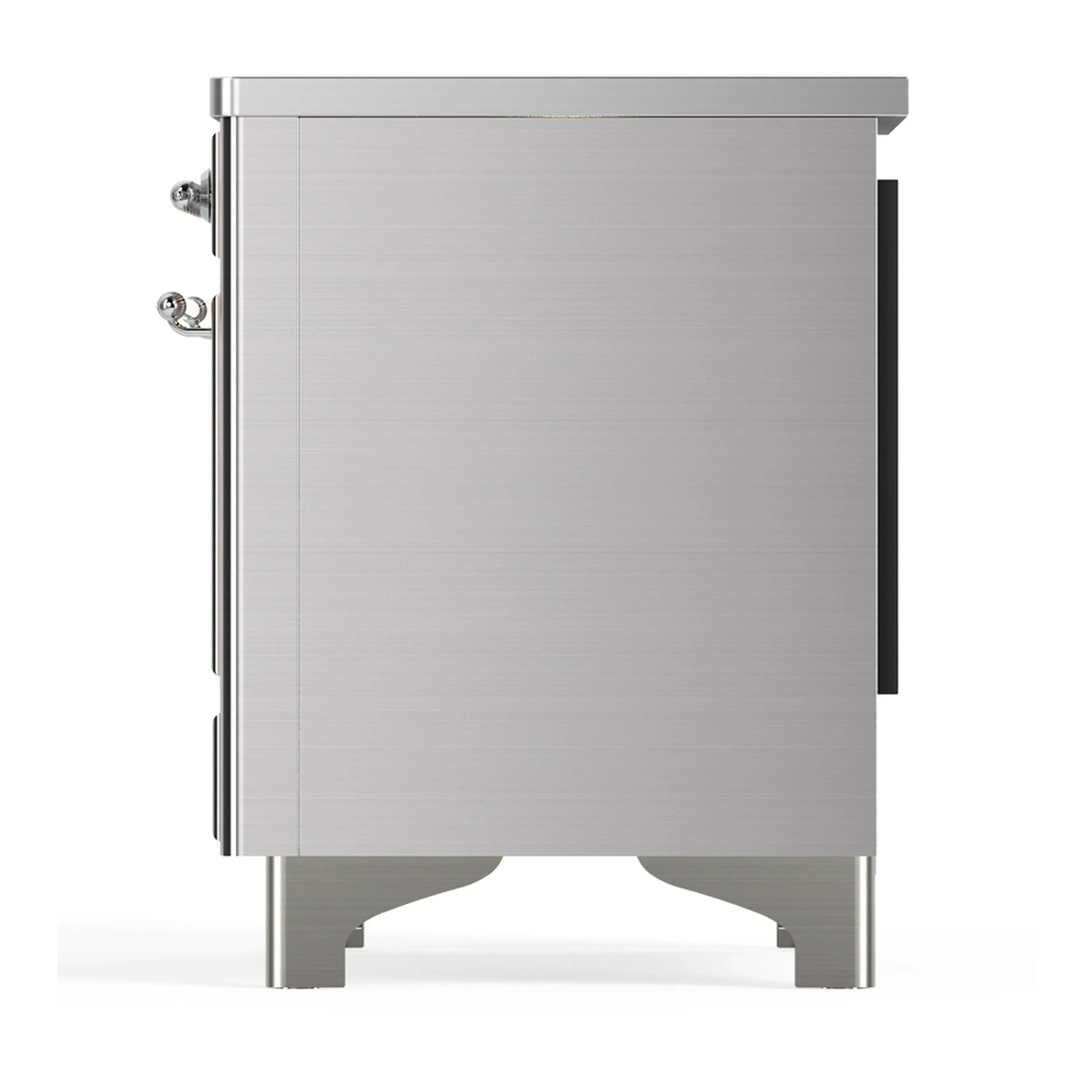 ILVE Majestic III 36-Inch Induction Range with 6 Induction Elements and Solid Door Electric Oven in Stainless Steel with Chrome Trim (UMIB36QNR3SSC) - Image 7