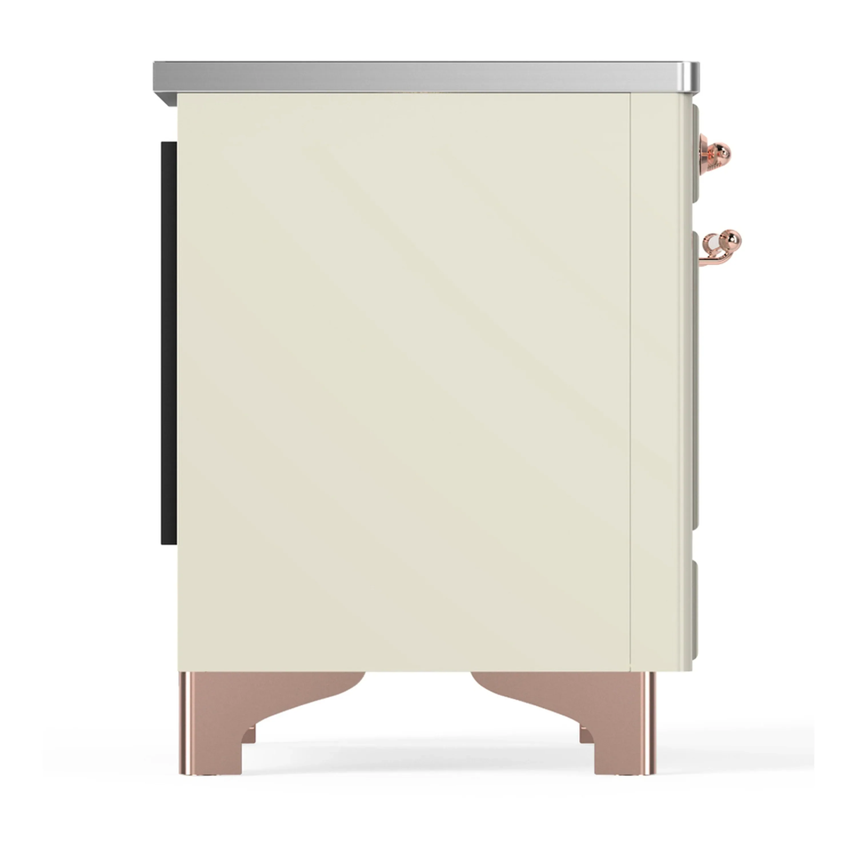 ILVE Majestic III 40-Inch Induction Range with 6 Induction Elements and Triple Glass Door Electric Oven in Antique White with Copper Trim (UMDIB40NR3AWP) - Image 8