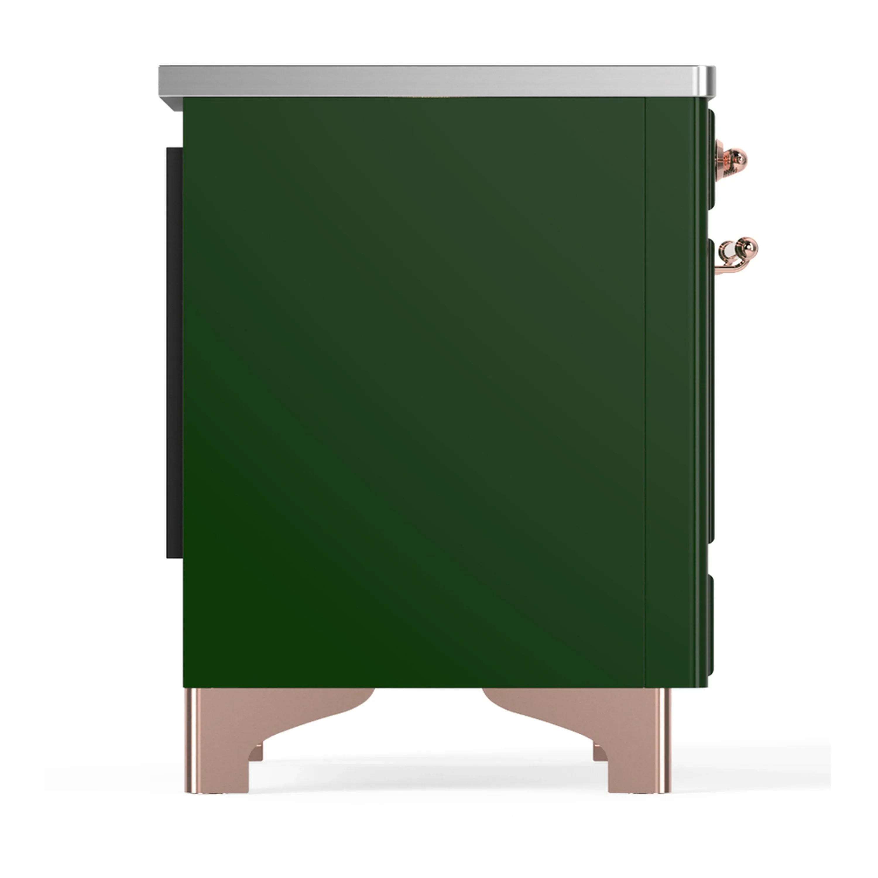 ILVE Majestic III 40-Inch Induction Range with 6 Induction Elements and Triple Glass Door Electric Oven in Emerald Green with Copper Trim (UMDIB40NR3EGP) - Image 8