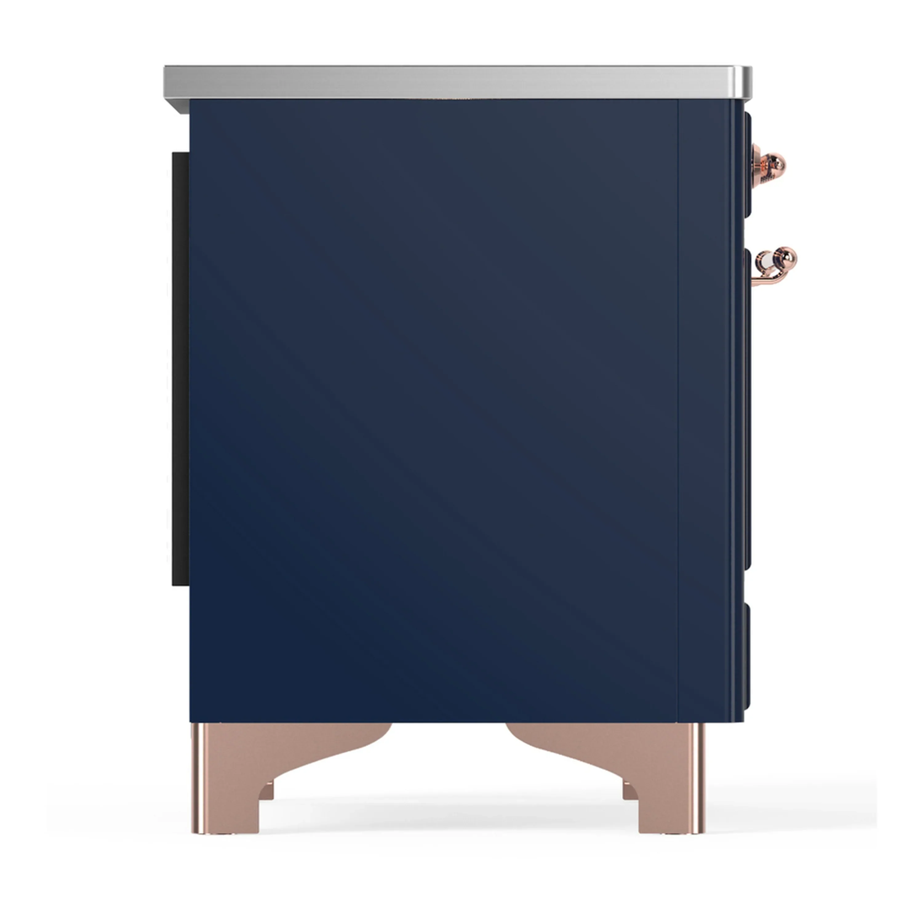 ILVE Majestic III 40-Inch Induction Range with 6 Induction Elements and Triple Glass Door Electric Oven in Mightnight Blue with Copper Trim (UMDIB40NR3MBP) - Image 8