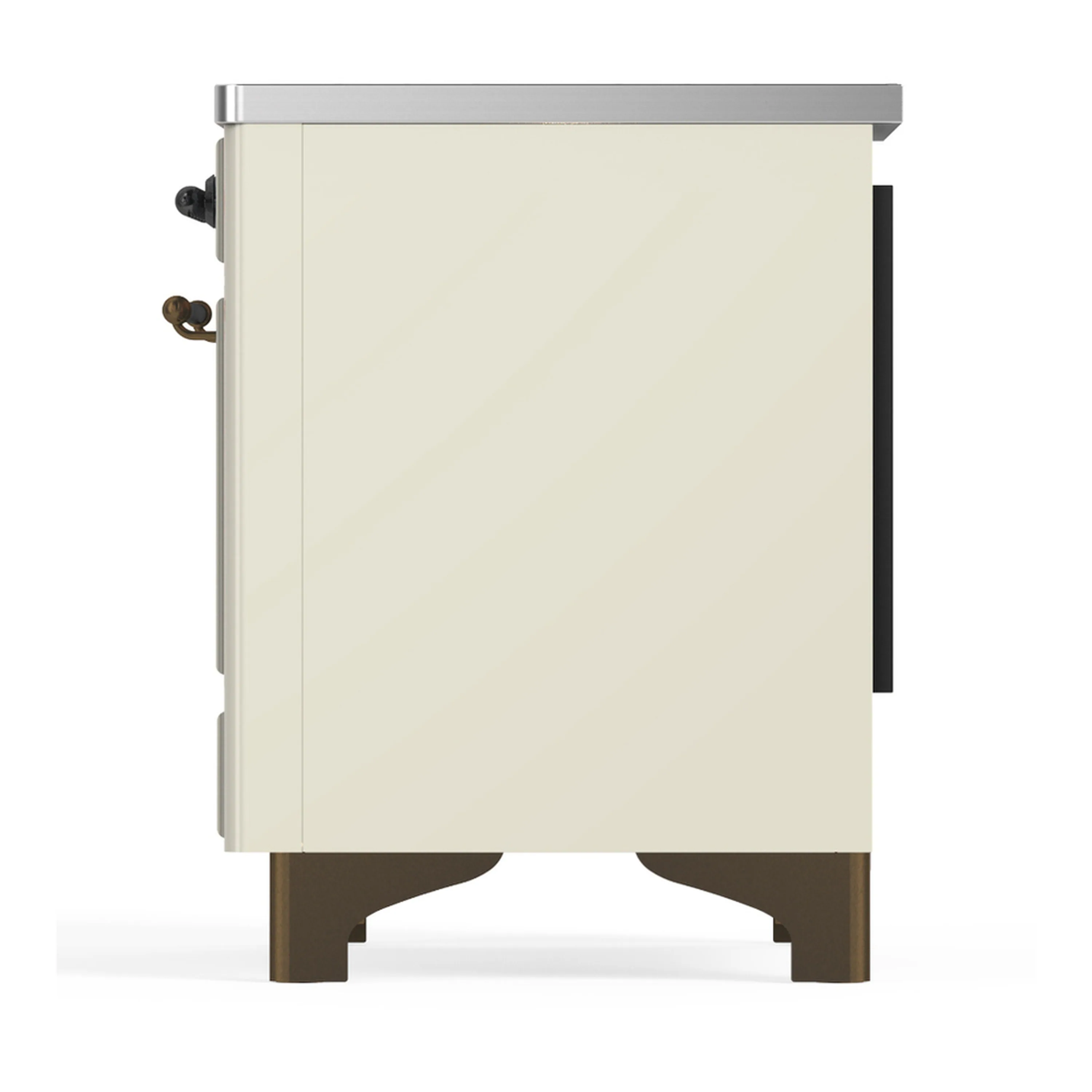 ILVE Majestic III 40-Inch Induction Range with 6 Induction Elements and Triple Glass Door Electric Oven in Antique White with Burnished Trim (UMDIB40NR3AWB) - Image 9