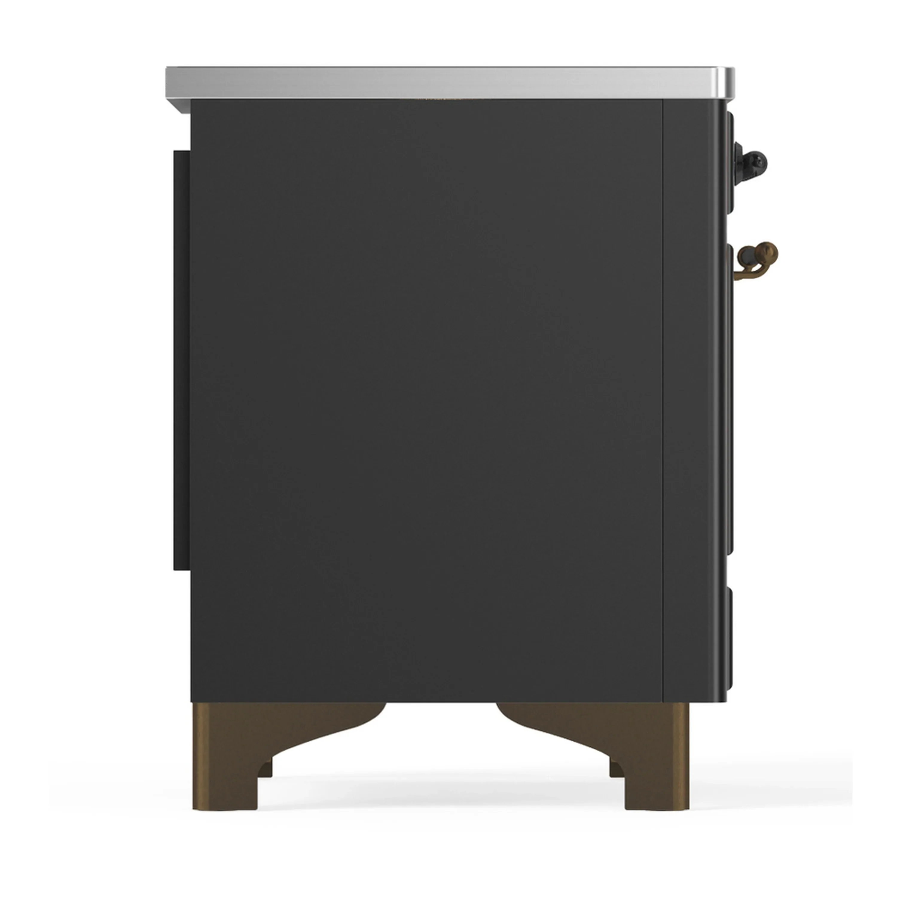 ILVE Majestic III 40-Inch Induction Range with 6 Induction Elements and Triple Glass Door Electric Oven in Matte Graphite with Burnished Trim (UMDIB40NR3MGB) - Image 8