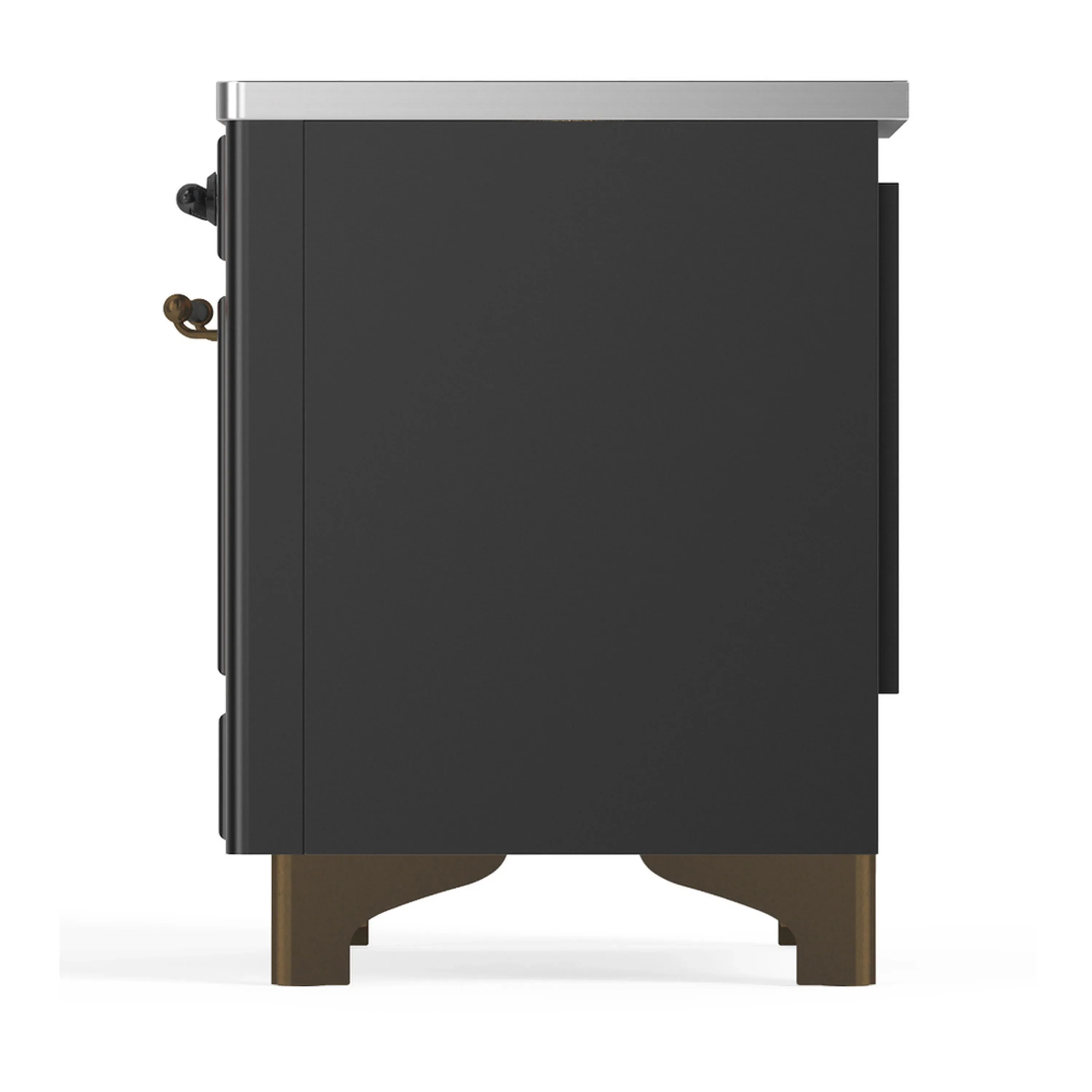 ILVE Majestic III 40-Inch Induction Range with 6 Induction Elements and Triple Glass Door Electric Oven in Matte Graphite with Burnished Trim (UMDIB40NR3MGB) - Image 9