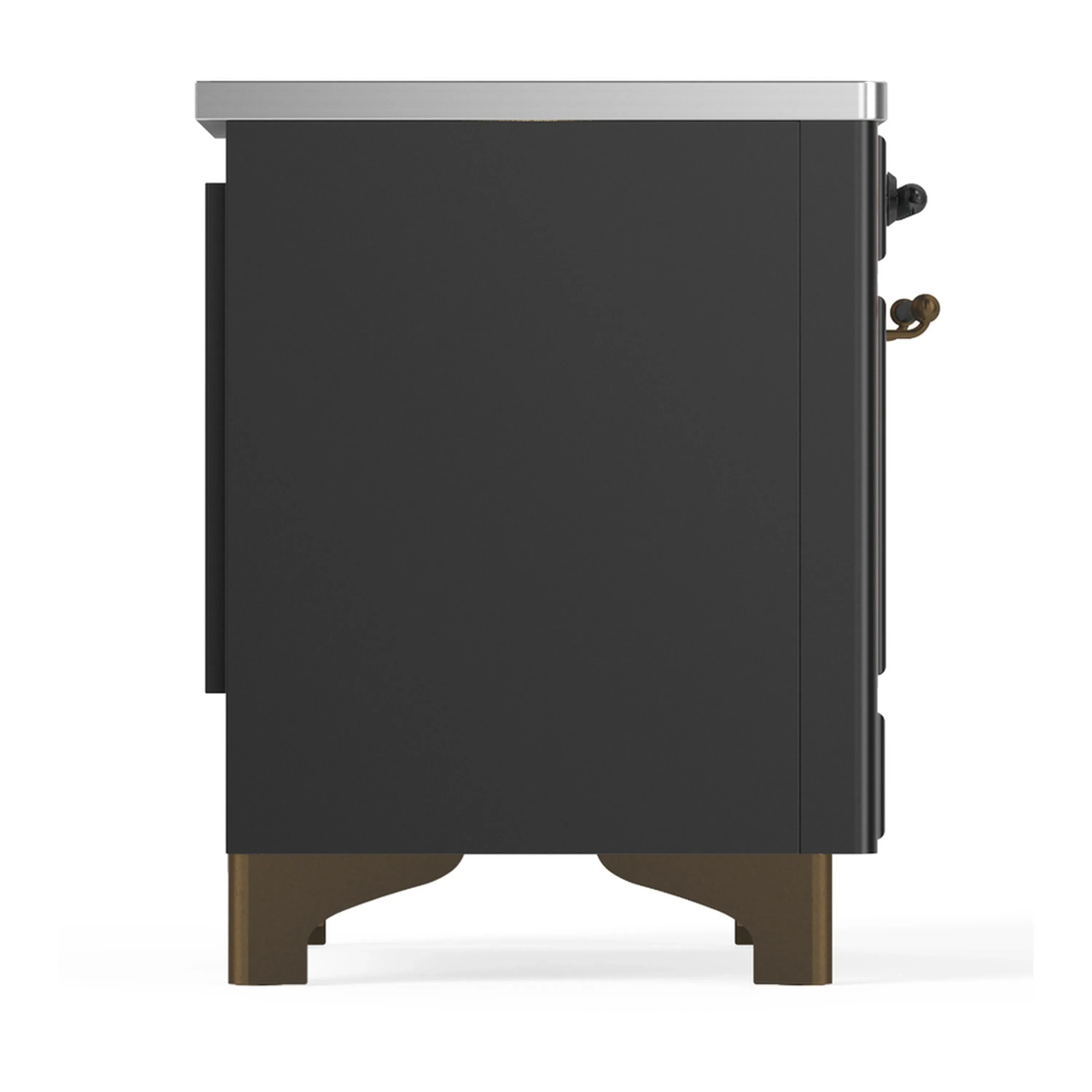 ILVE Majestic III 40-Inch Induction Range with 6 Induction Elements and Solid Door Electric Oven in Matte Graphite with Burnished Trim (UMDIB40QNR3MGB) - Image 8
