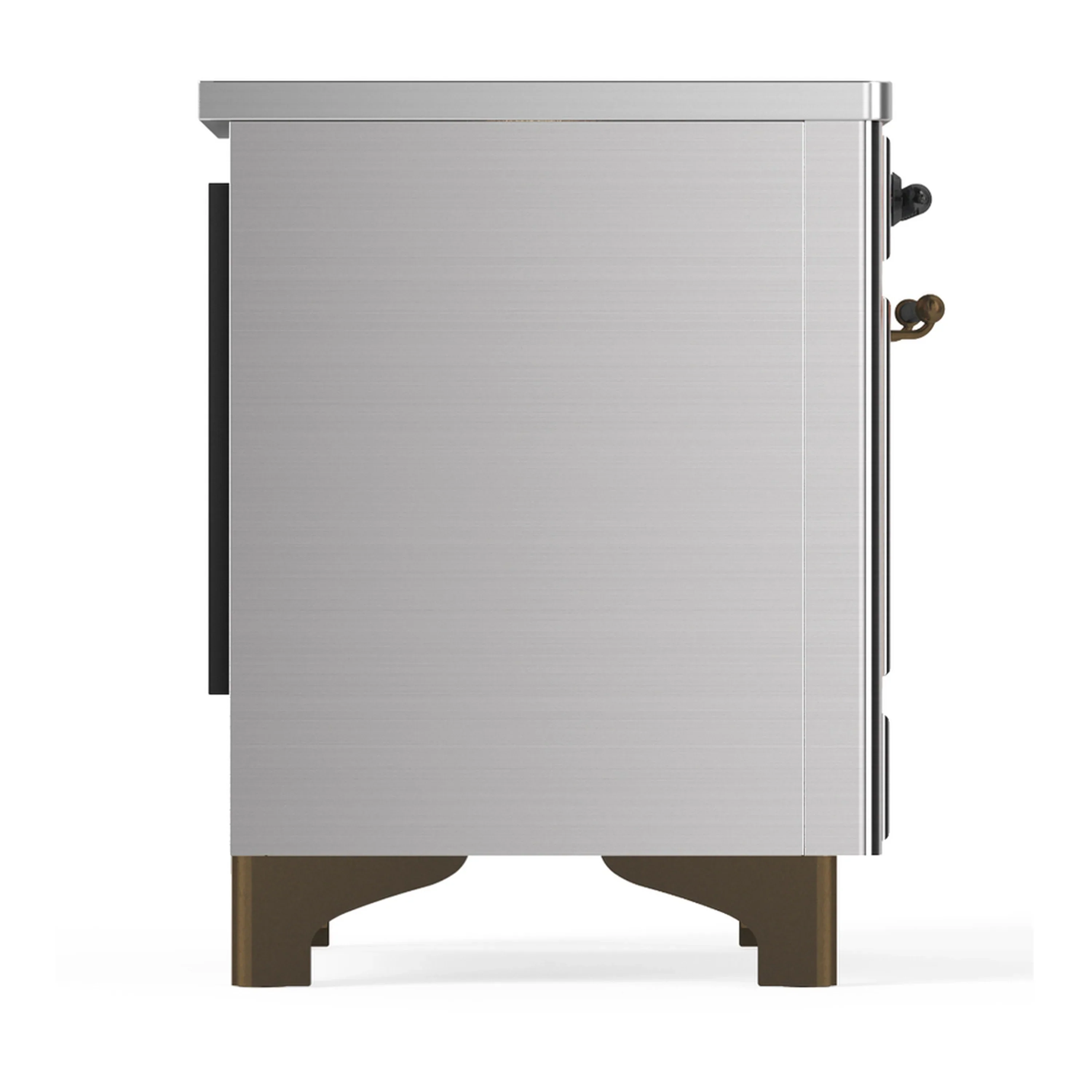 ILVE Majestic III 40-Inch Induction Range with 6 Induction Elements and Triple Glass Door Electric Oven in Stainless Steel with Burnished Trim (UMDIB40NR3SSB) - Image 8