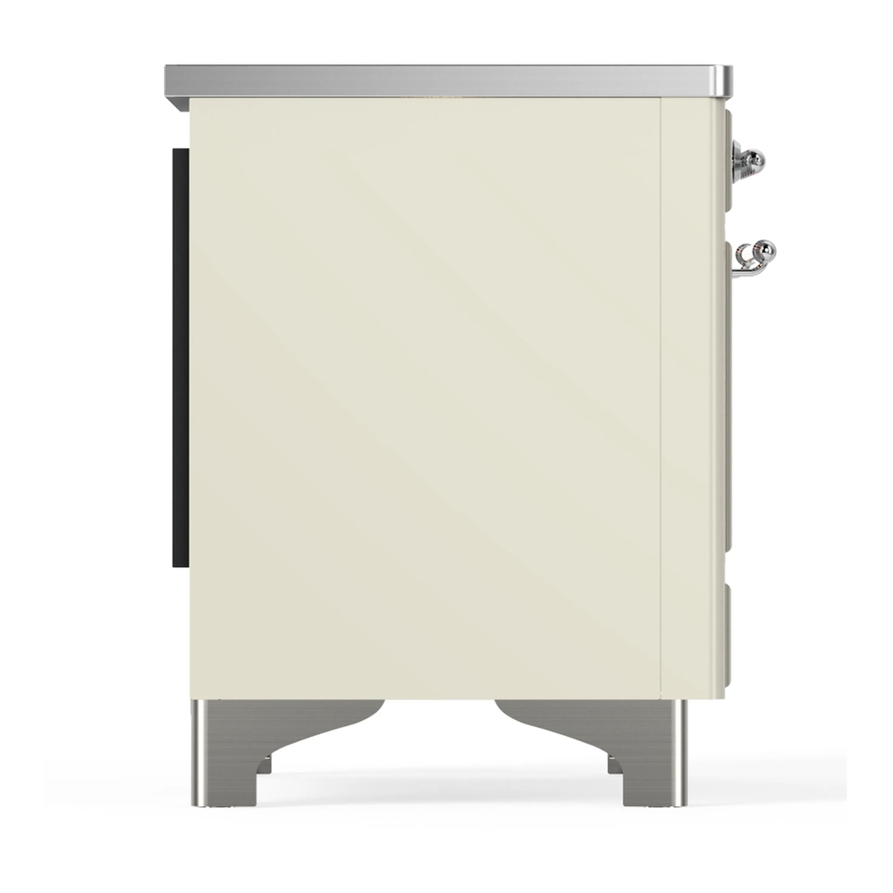 ILVE Majestic III 40-Inch Induction Range with 6 Induction Elements and Triple Glass Door Electric Oven in Antique White with Chrome Trim (UMDIB40NR3AWC) - Image 8