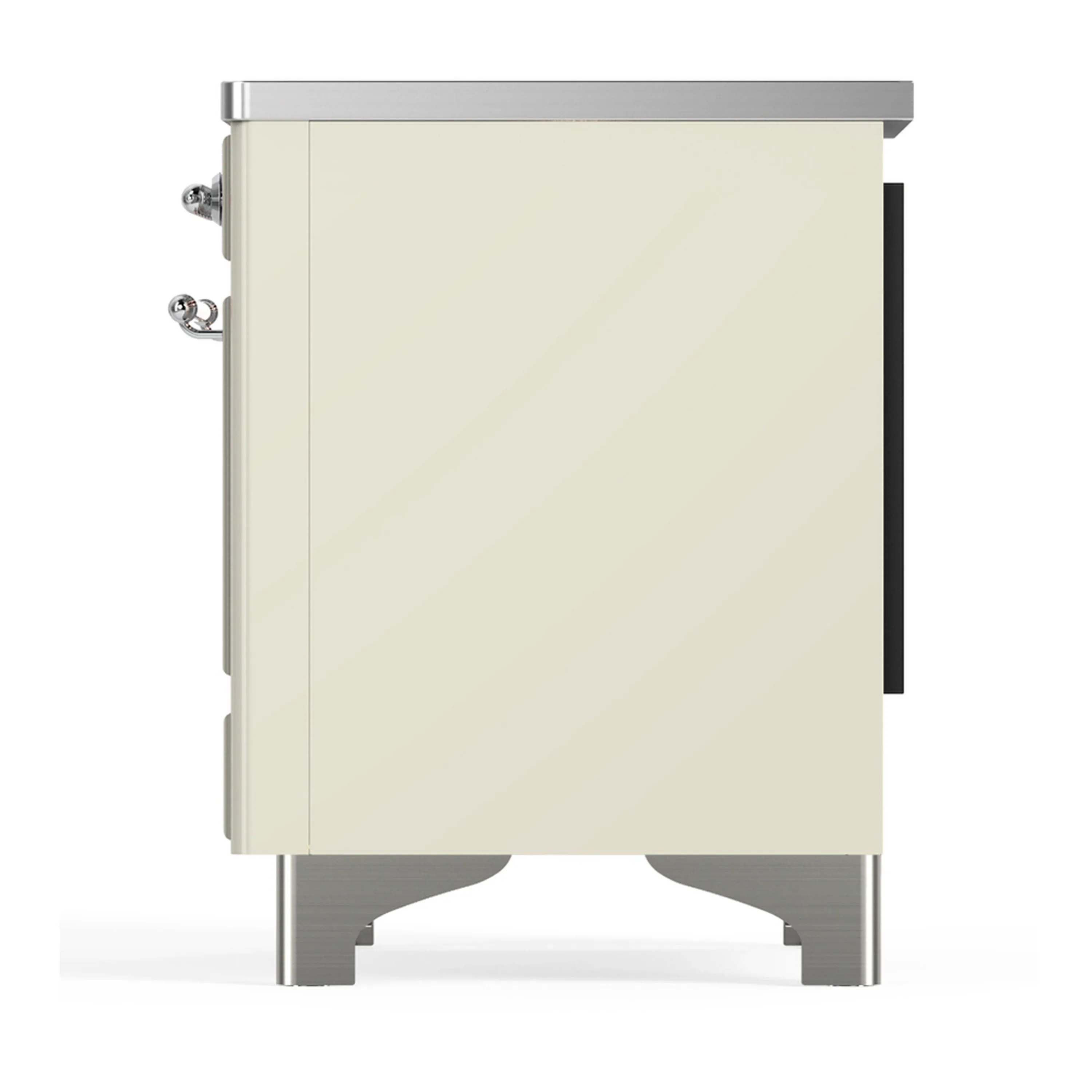 ILVE Majestic III 40-Inch Induction Range with 6 Induction Elements and Triple Glass Door Electric Oven in Antique White with Chrome Trim (UMDIB40NR3AWC) - Image 9