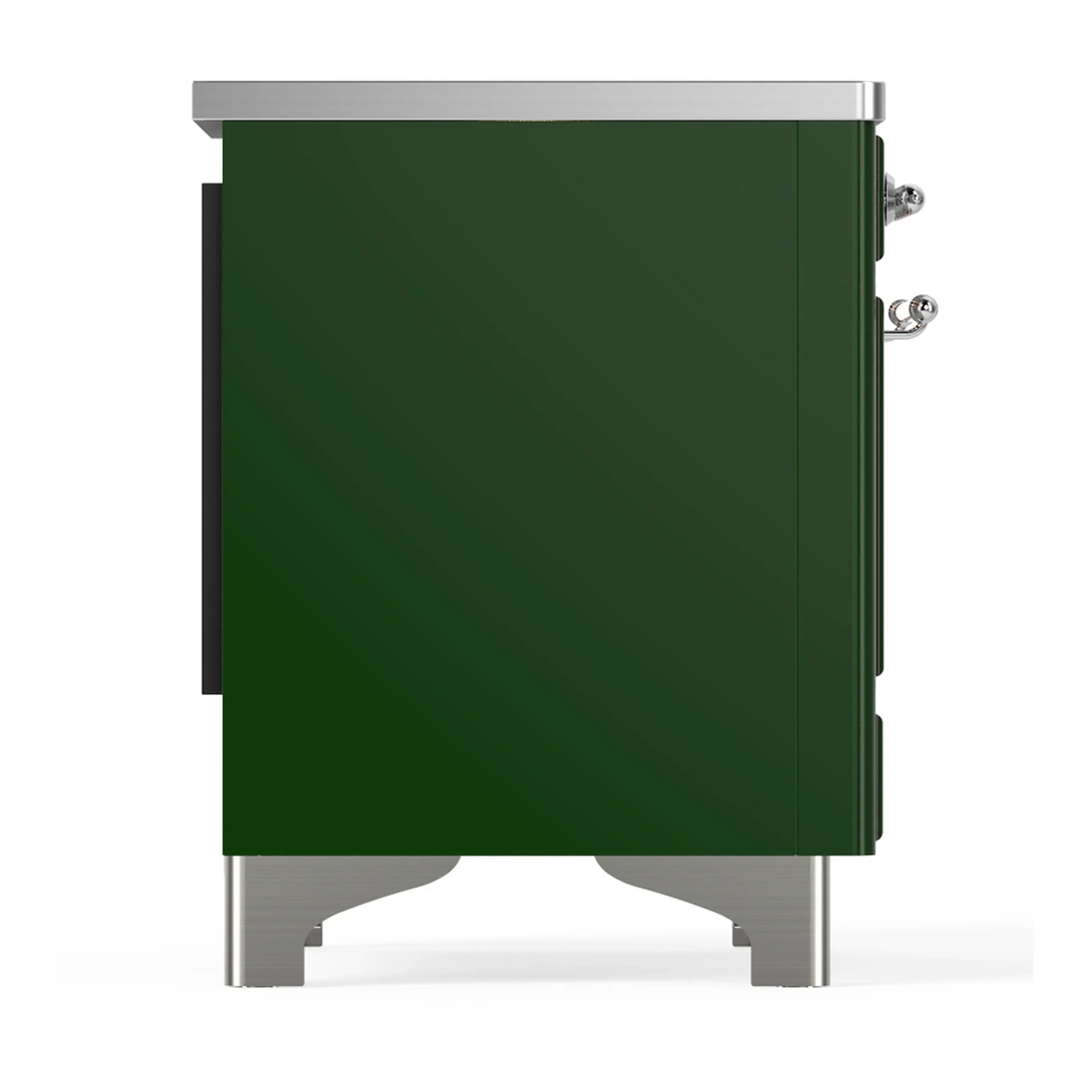 ILVE Majestic III 40-Inch Induction Range with 6 Induction Elements and Triple Glass Door Electric Oven in Emerald Green with Chrome Trim (UMDIB40NR3EGC) - Image 9