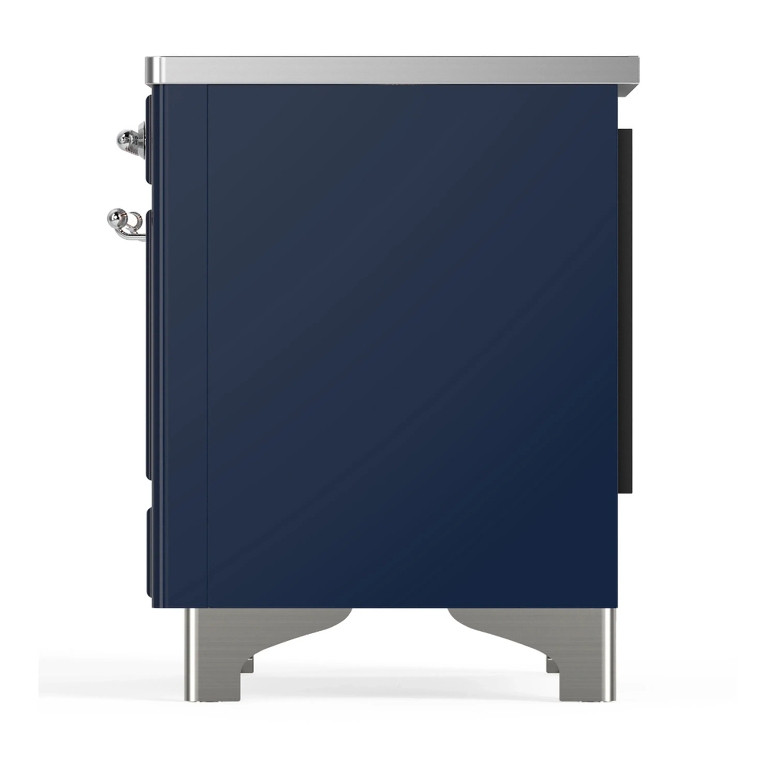 ILVE Majestic III 40-Inch Induction Range with 6 Induction Elements and Triple Glass Door Electric Oven in Mightnight Blue with Chrome Trim (UMDIB40NR3MBC) - Image 9