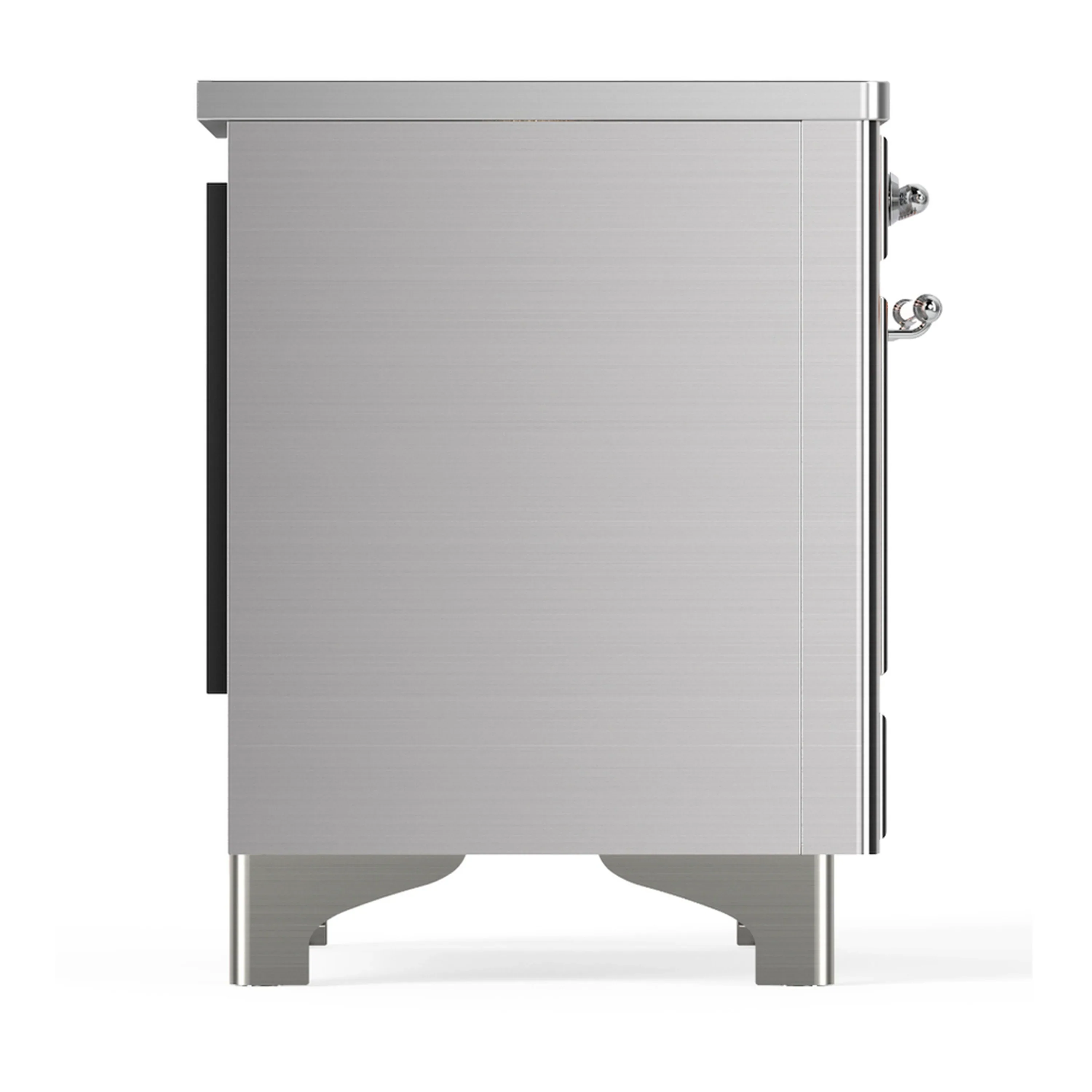 ILVE Majestic III 40-Inch Induction Range with 6 Induction Elements and Triple Glass Door Electric Oven in Stainless Steel with Chrome Trim (UMDIB40NR3SSC) - Image 8