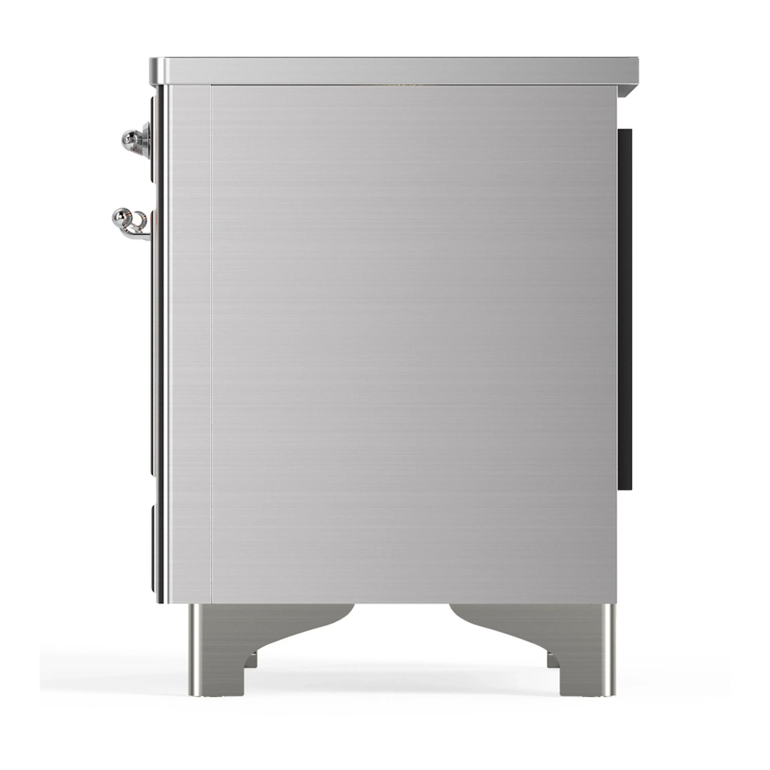 ILVE Majestic III 40-Inch Induction Range with 6 Induction Elements and Triple Glass Door Electric Oven in Stainless Steel with Chrome Trim (UMDIB40NR3SSC) - Image 9