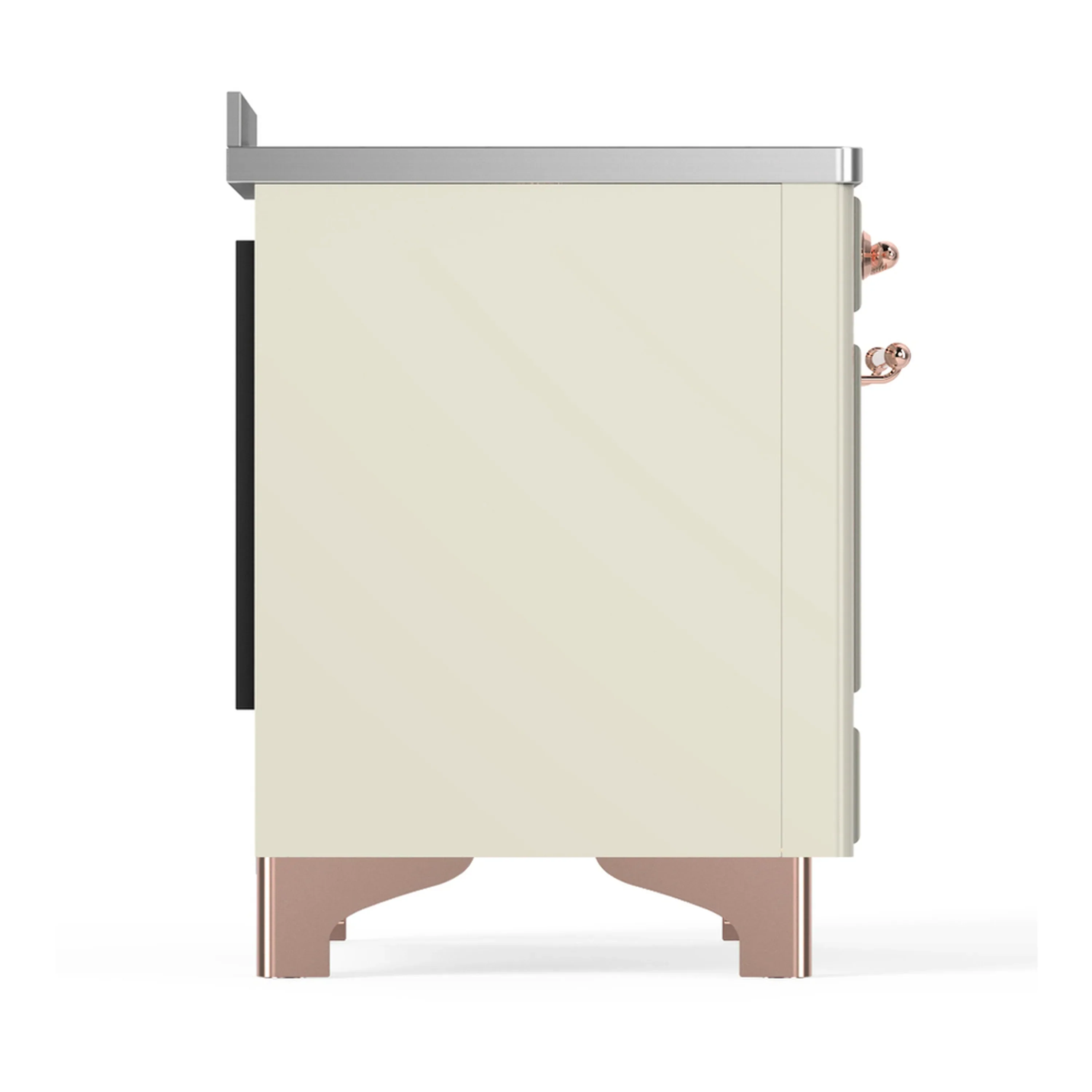 ILVE Majestic III 48-Inch Induction Range with 6 Induction Elements and Triple Glass Door Electric Oven in Antique White with Copper Trim (UMIB48NR3AWP) - Image 8