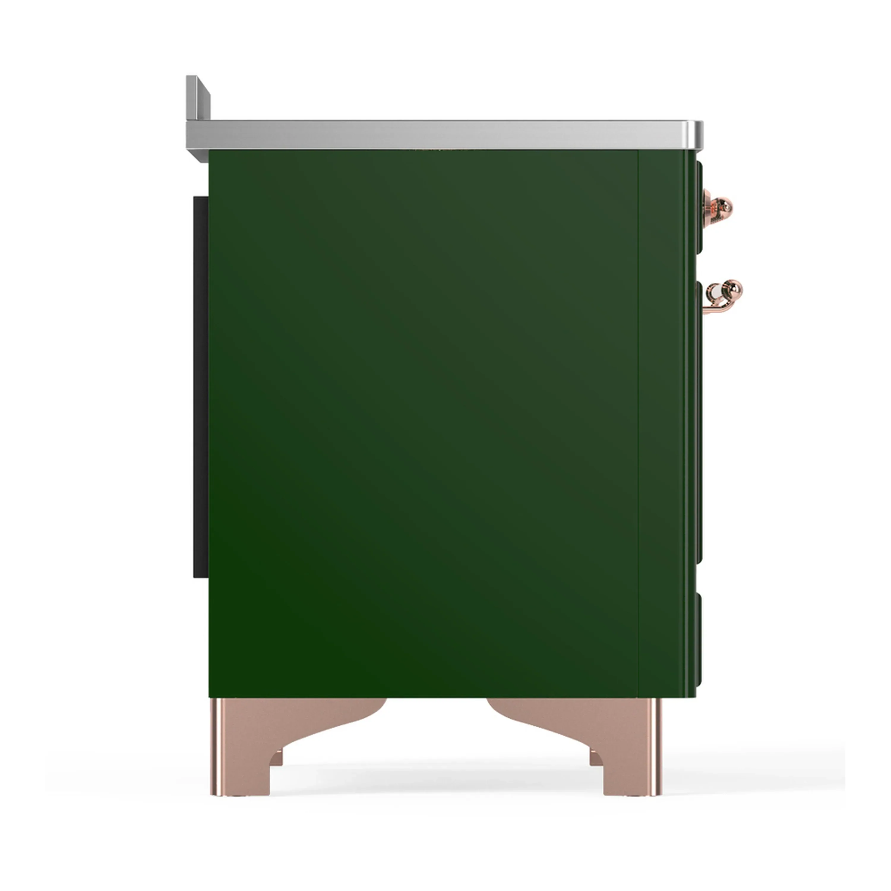 ILVE Majestic III 48-Inch Induction Range with 6 Induction Elements and Triple Glass Door Electric Oven in Emerald Green with Copper Trim (UMIB48NR3EGP) - Image 8