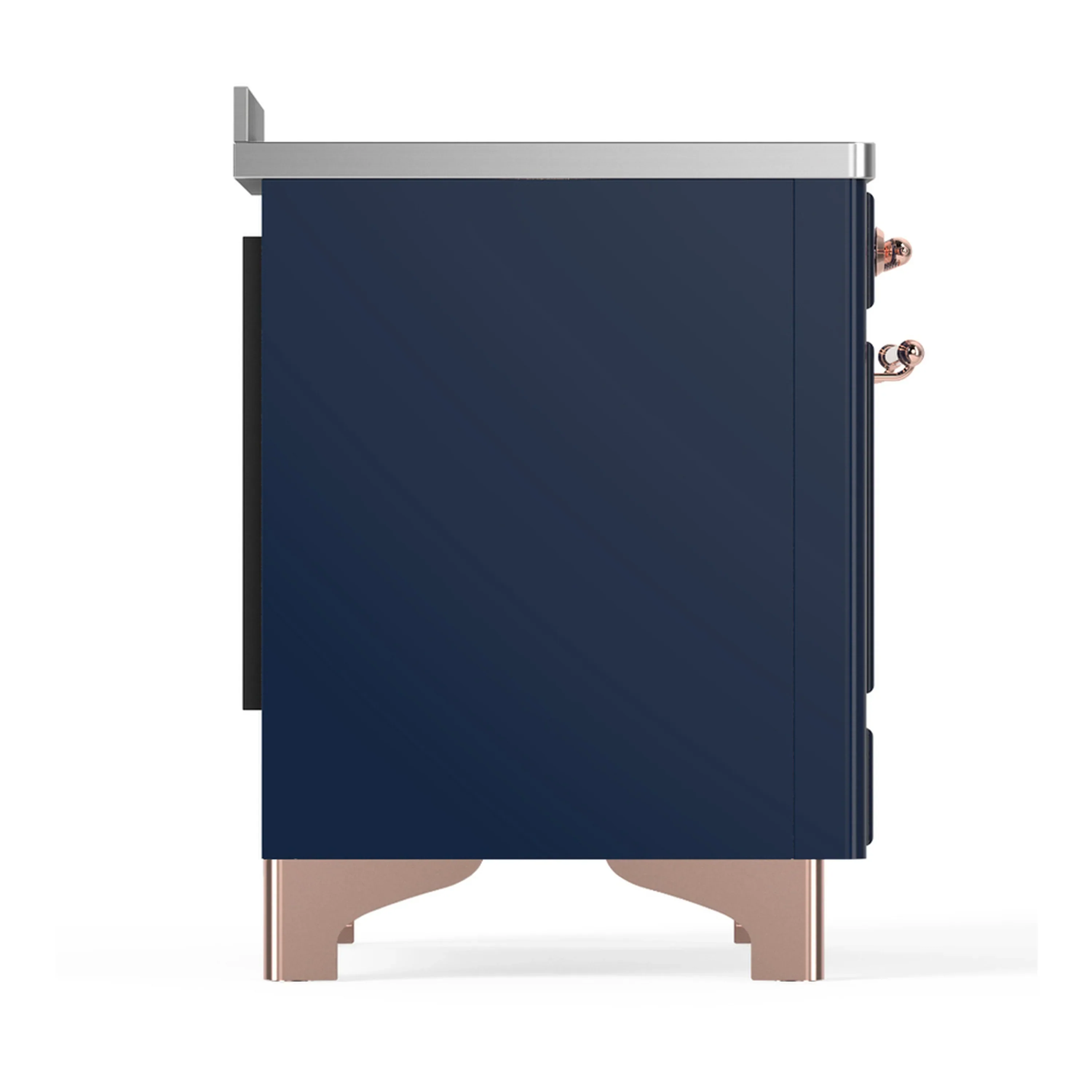 ILVE Majestic III 48-Inch Induction Range with 6 Induction Elements and Triple Glass Door Electric Oven in Mightnight Blue with Copper Trim (UMIB48NR3MBP) - Image 8