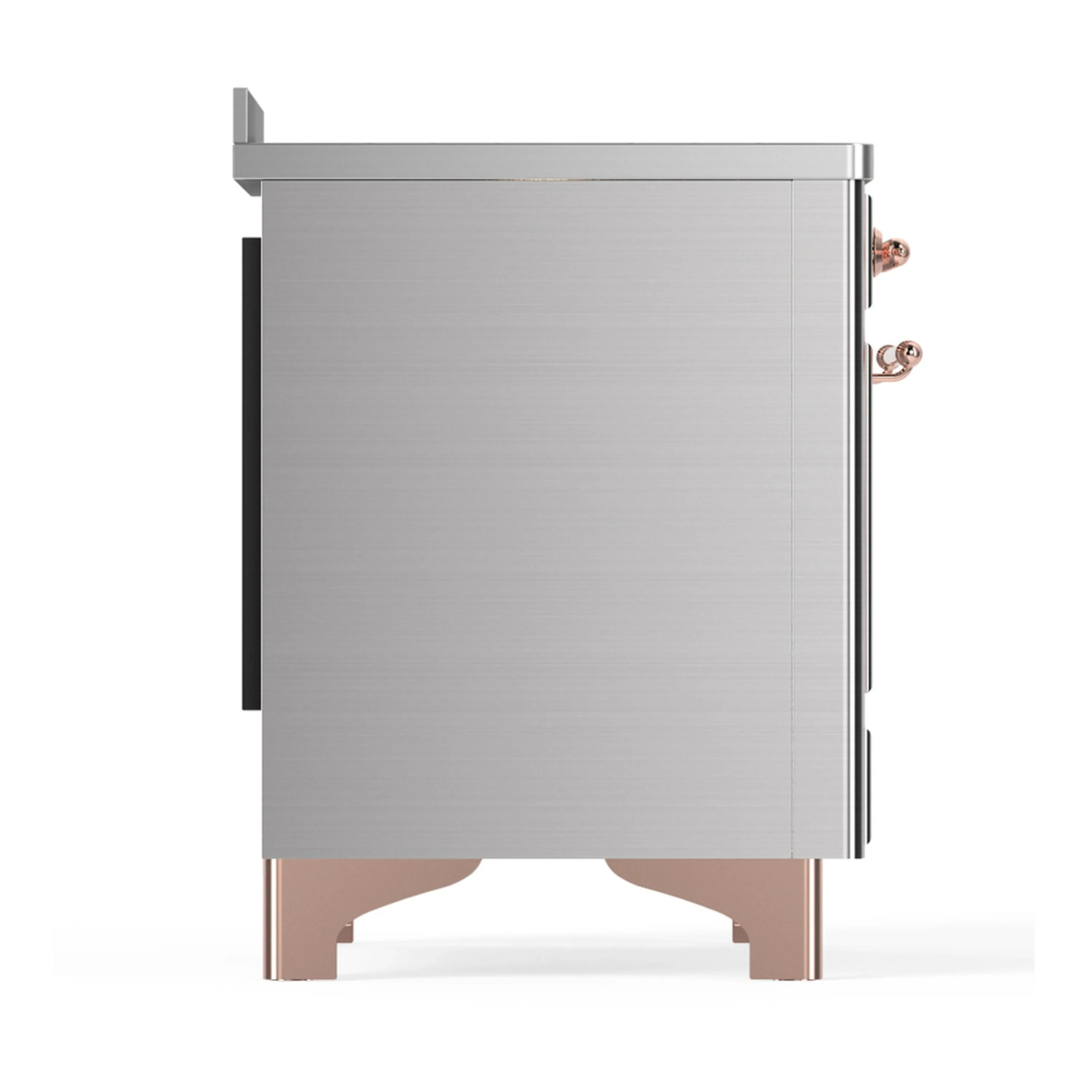 ILVE Majestic III 48-Inch Induction Range with 6 Induction Elements and Triple Glass Door Electric Oven in Stainless Steel with Copper Trim (UMIB48NR3SSP) - Image 8