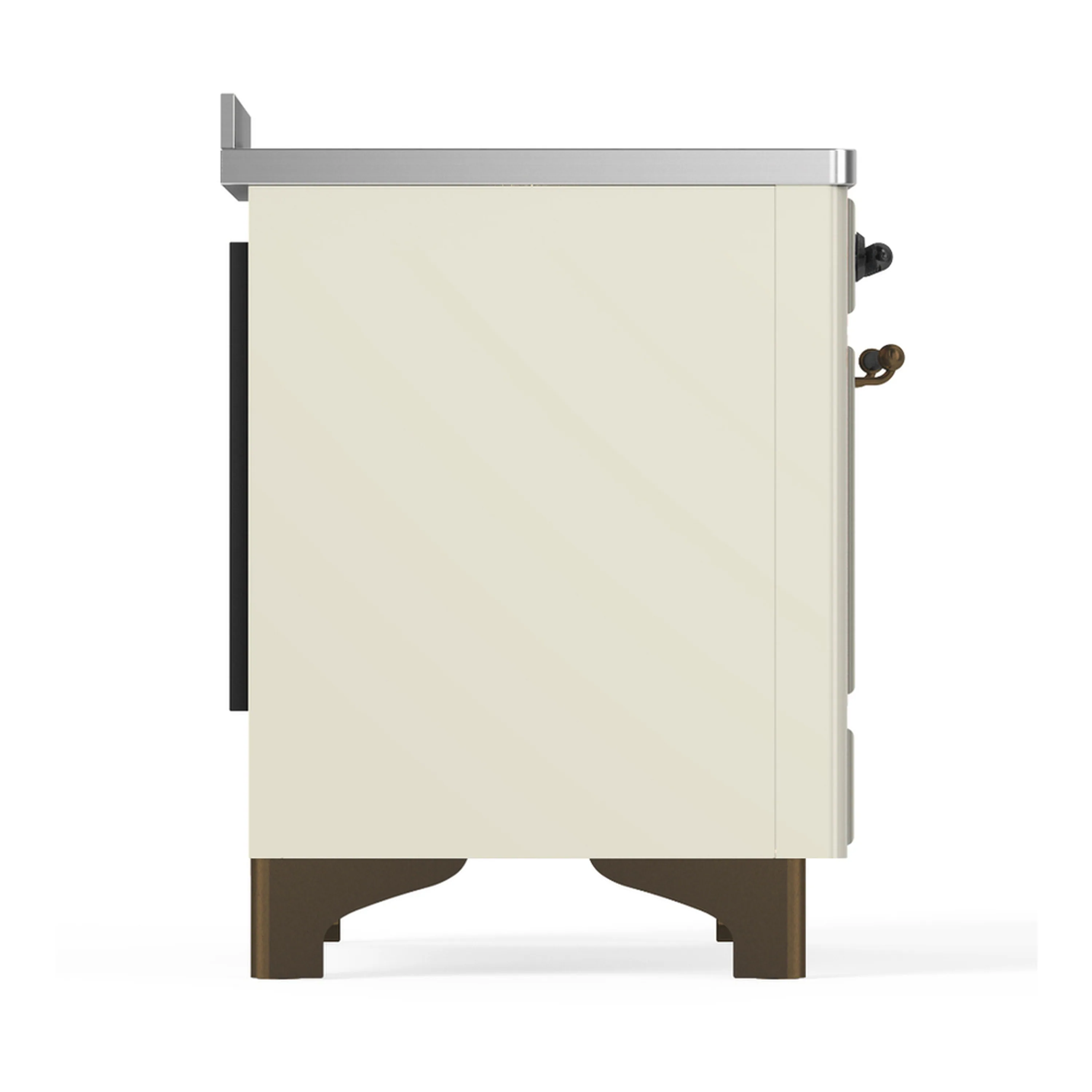 ILVE Majestic III 48-Inch Induction Range with 6 Induction Elements and Triple Glass Door Electric Oven in Antique White with Burnished Trim (UMIB48NR3AWB) - Image 8