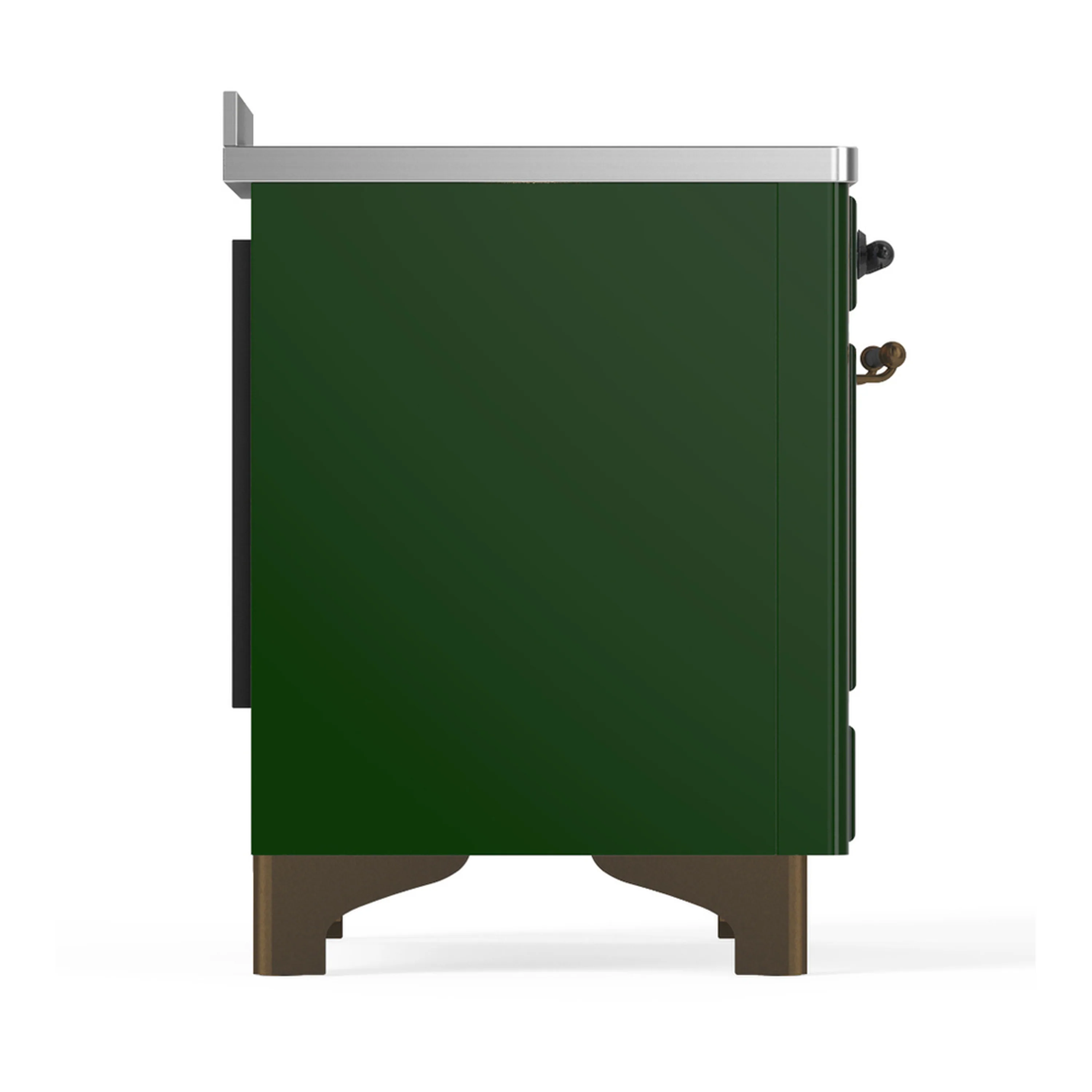 ILVE Majestic III 48-Inch Induction Range with 6 Induction Elements and Triple Glass Door Electric Oven in Emerald Green with Burnished Trim (UMIB48NR3EGB) - Image 8