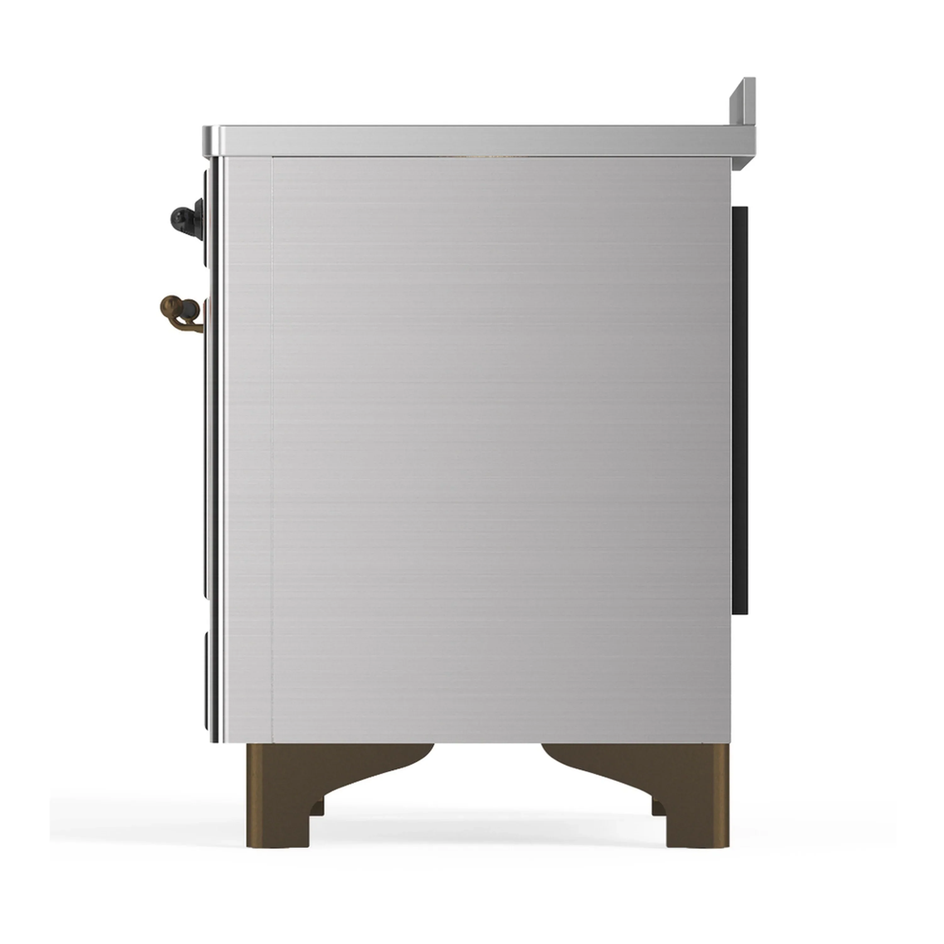 ILVE Majestic III 48-Inch Induction Range with 6 Induction Elements and Solid Door Electric Oven in Stainless Steel with Burnished Trim (UMIB48QNR3SSB) - Image 9