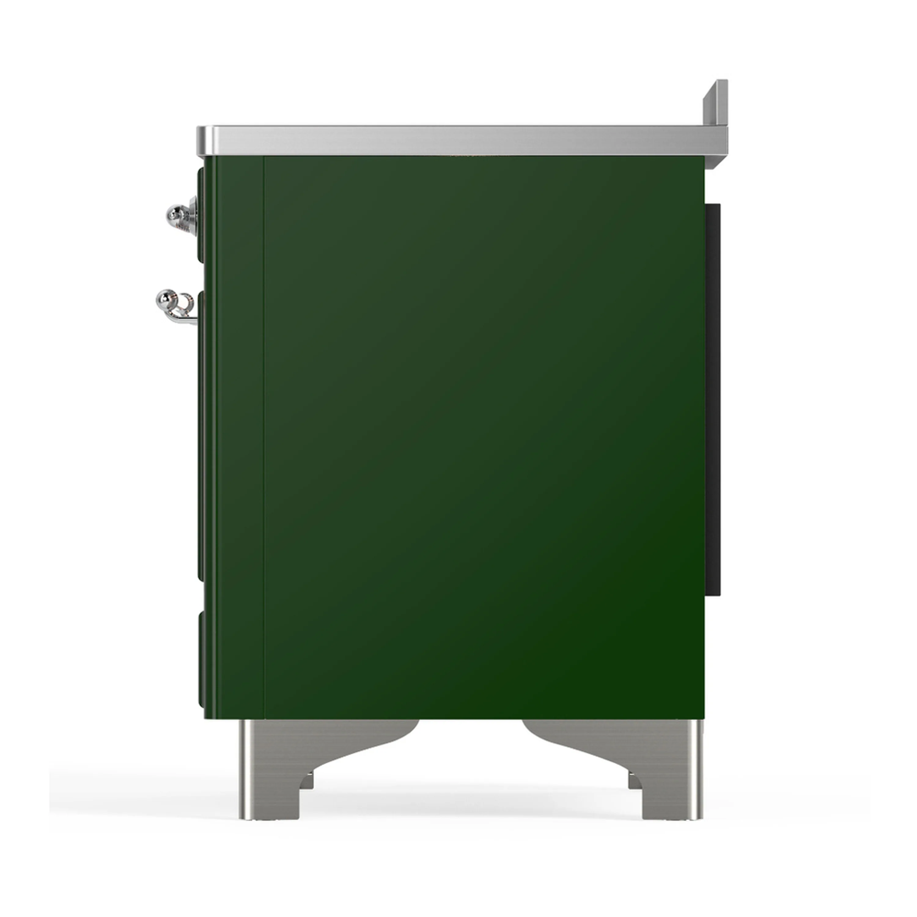 ILVE Majestic III 48-Inch Induction Range with 6 Induction Elements and Triple Glass Door Electric Oven in Emerald Green with Chrome Trim (UMIB48NR3EGC) - Image 8