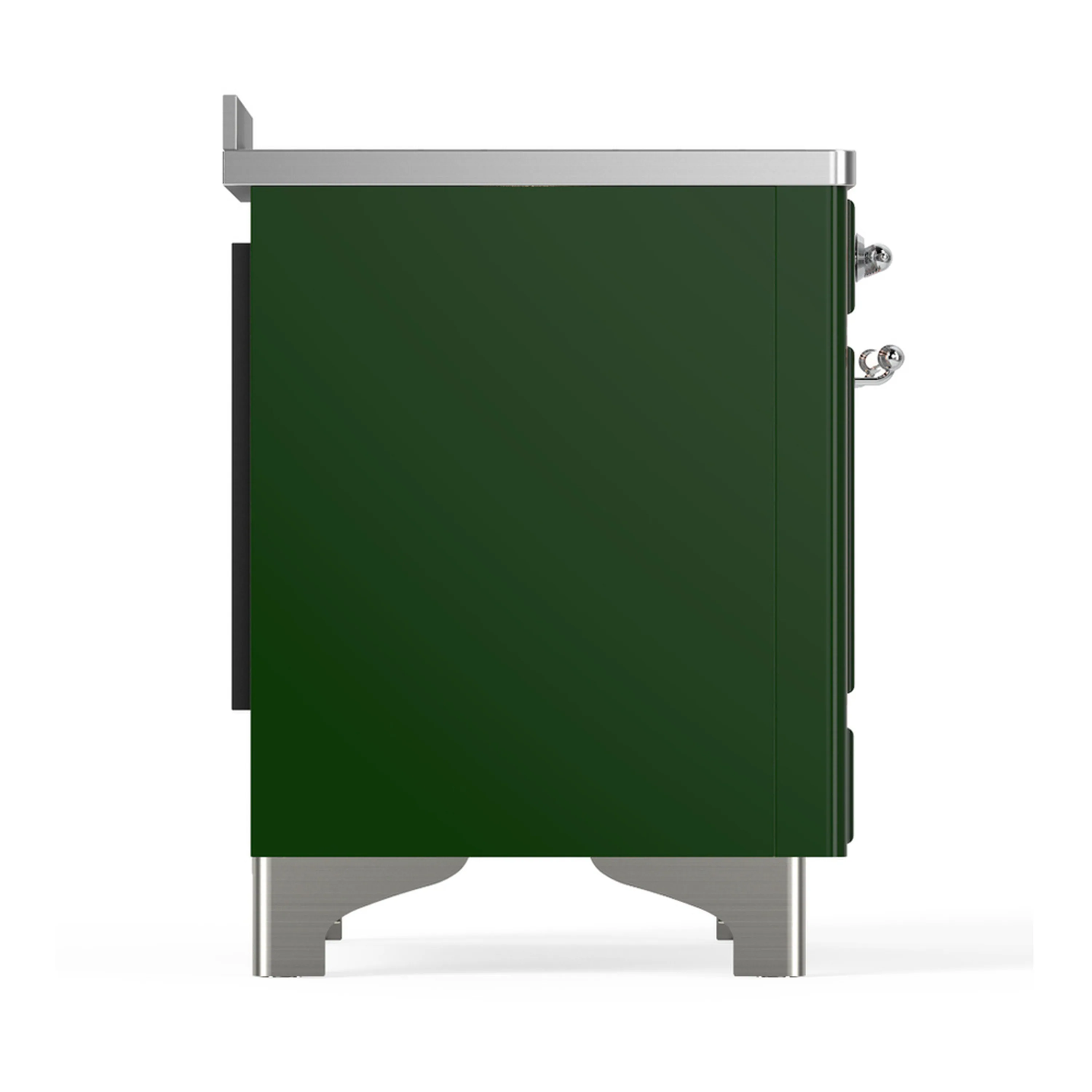 ILVE Majestic III 48-Inch Induction Range with 6 Induction Elements and Triple Glass Door Electric Oven in Emerald Green with Chrome Trim (UMIB48NR3EGC) - Image 9