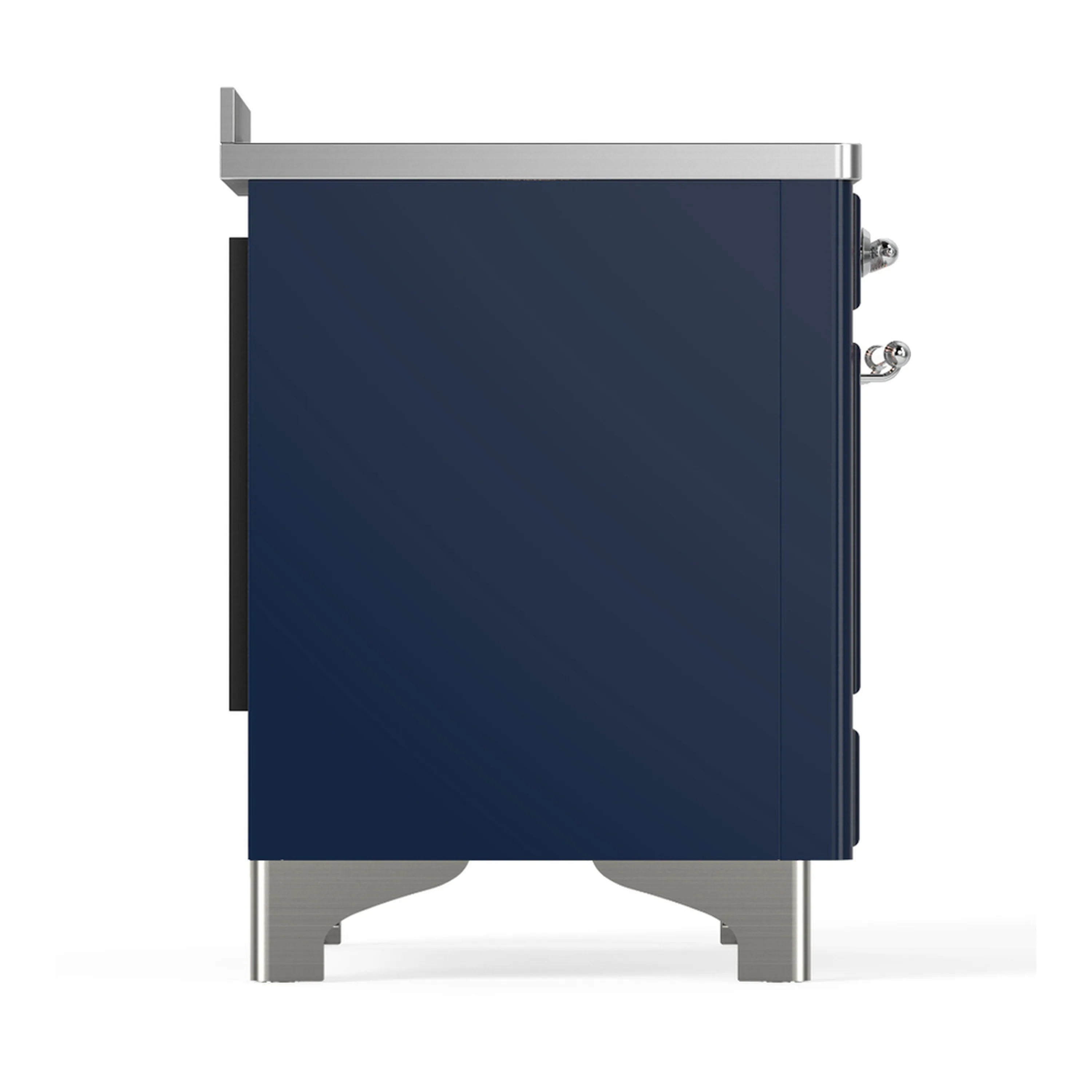 ILVE Majestic III 48-Inch Induction Range with 6 Induction Elements and Triple Glass Door Electric Oven in Mightnight Blue with Chrome Trim (UMIB48NR3MBC) - Image 8