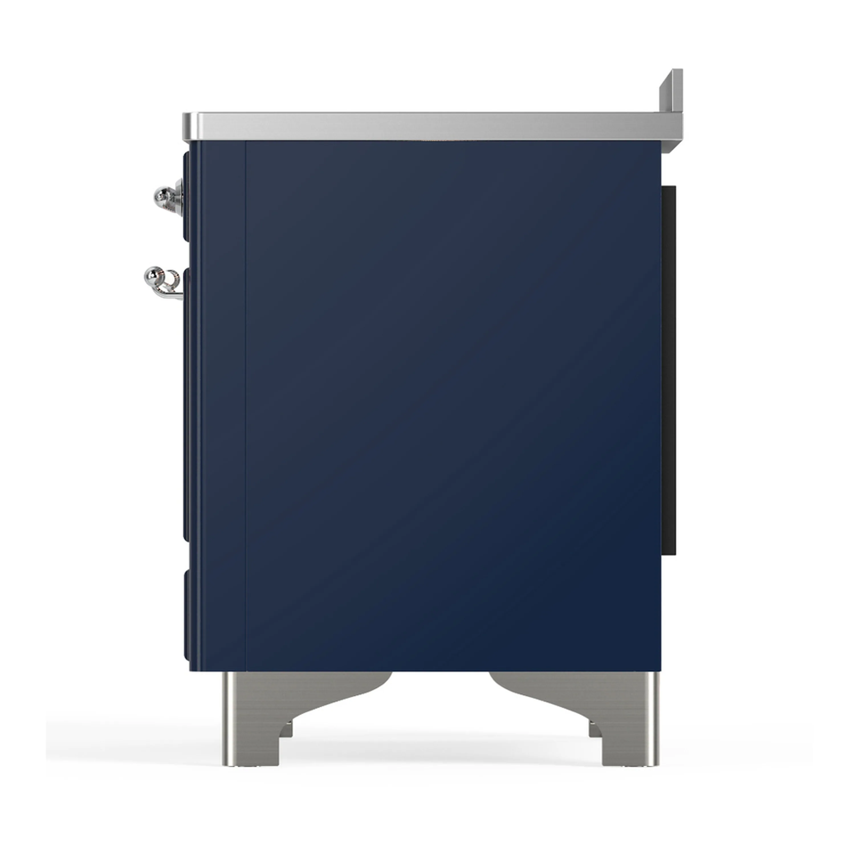 ILVE Majestic III 48-Inch Induction Range with 6 Induction Elements and Triple Glass Door Electric Oven in Mightnight Blue with Chrome Trim (UMIB48NR3MBC) - Image 9