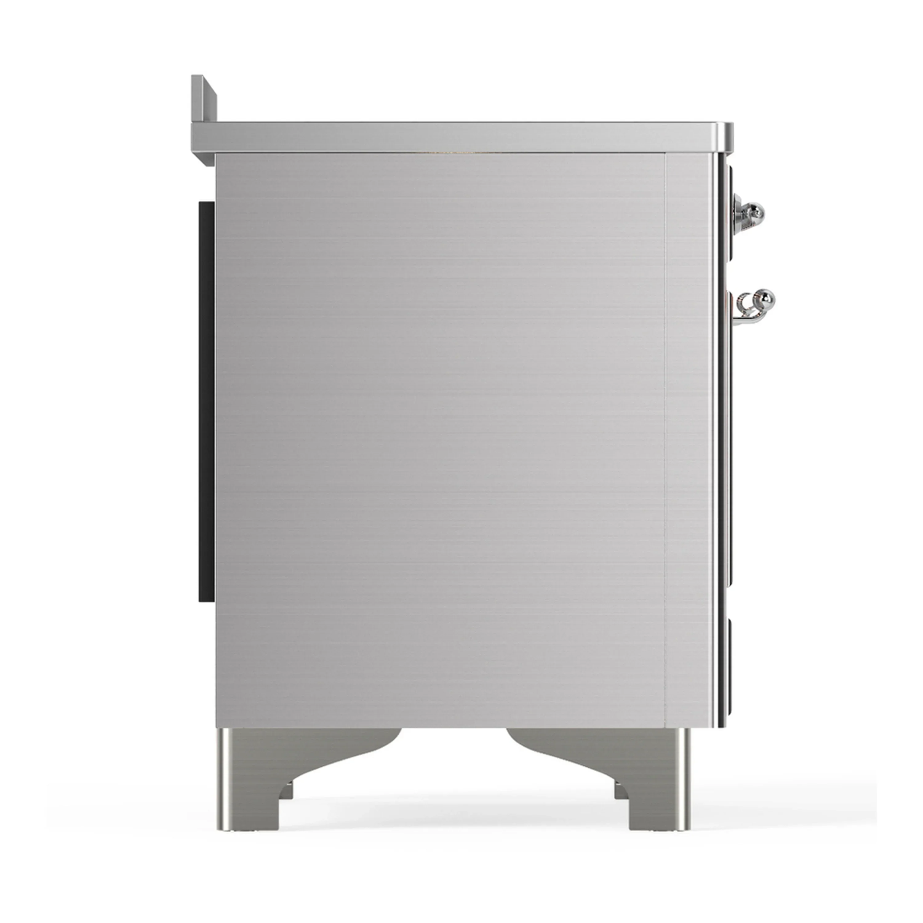 ILVE Majestic III 48-Inch Induction Range with 6 Induction Elements and Triple Glass Door Electric Oven in Stainless Steel with Chrome Trim (UMIB48NR3SSC) - Image 8