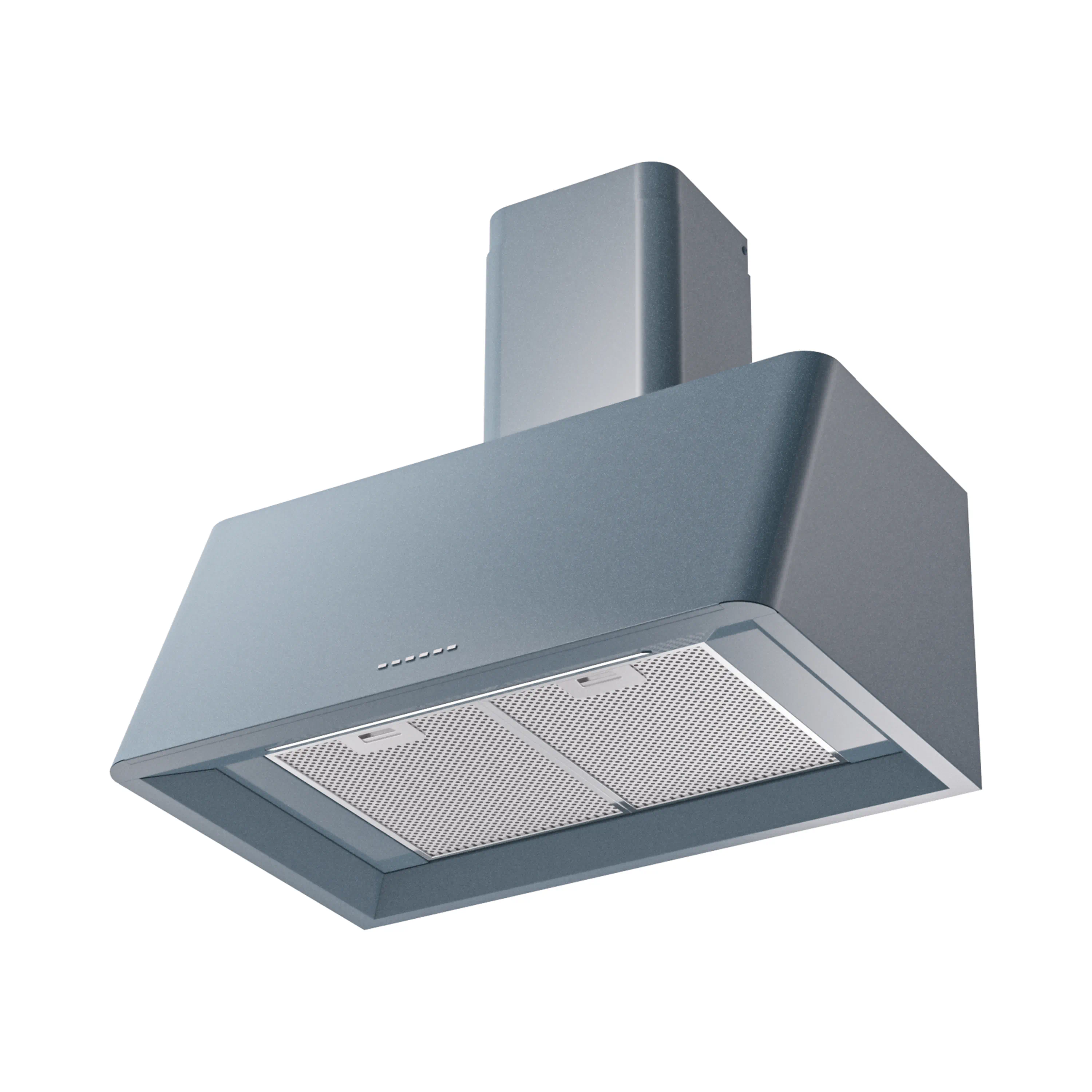 ILVE Nostalgie II 30-Inch 600 CFM Wall Mounted Range Hood in Blue Grey (UAG30BG) - Image 2