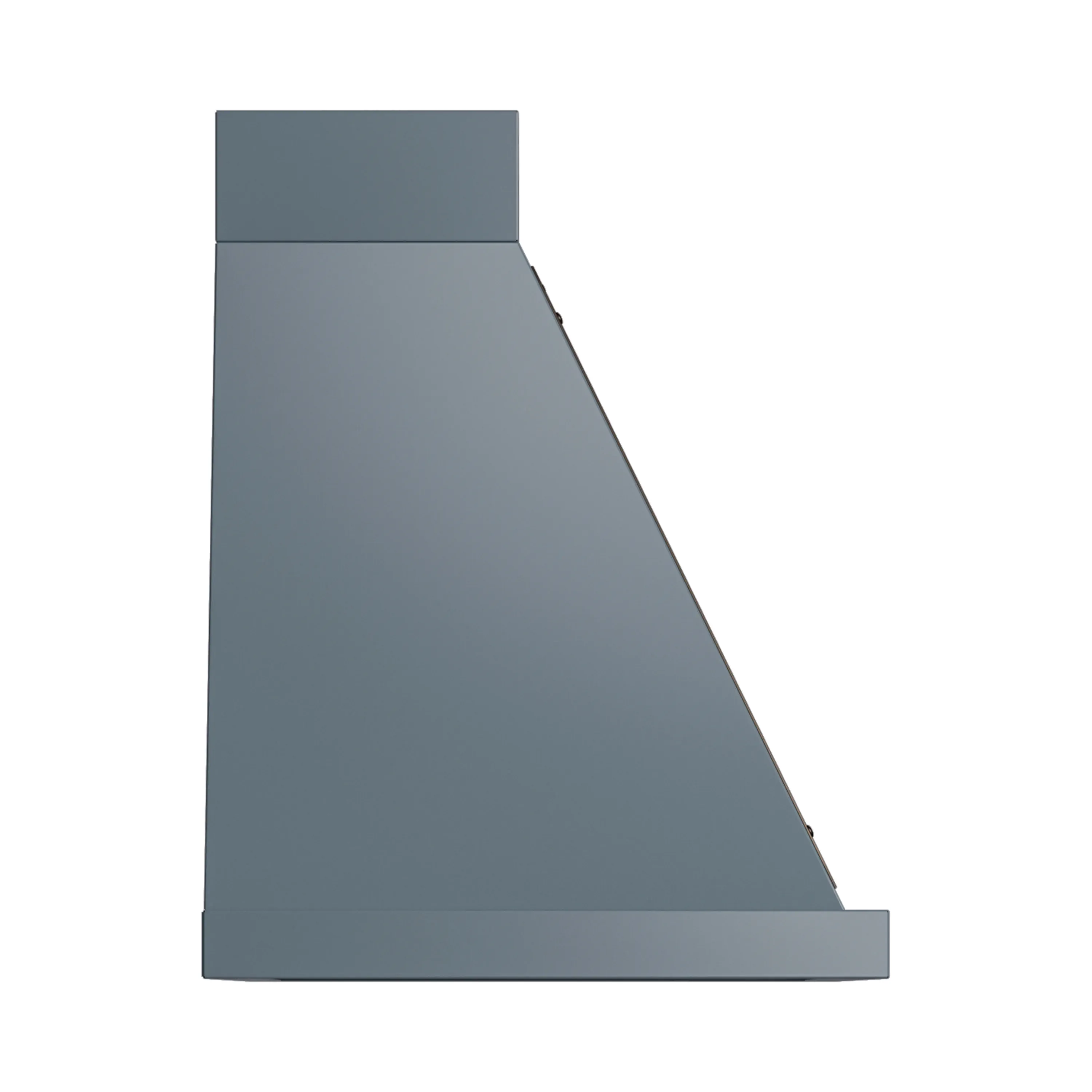 ILVE Nostalgie II 30-Inch 600 CFM Wall Mounted Ranged Hood in Blue Grey with Bronze Trim (UANB30BGB) - Image 3