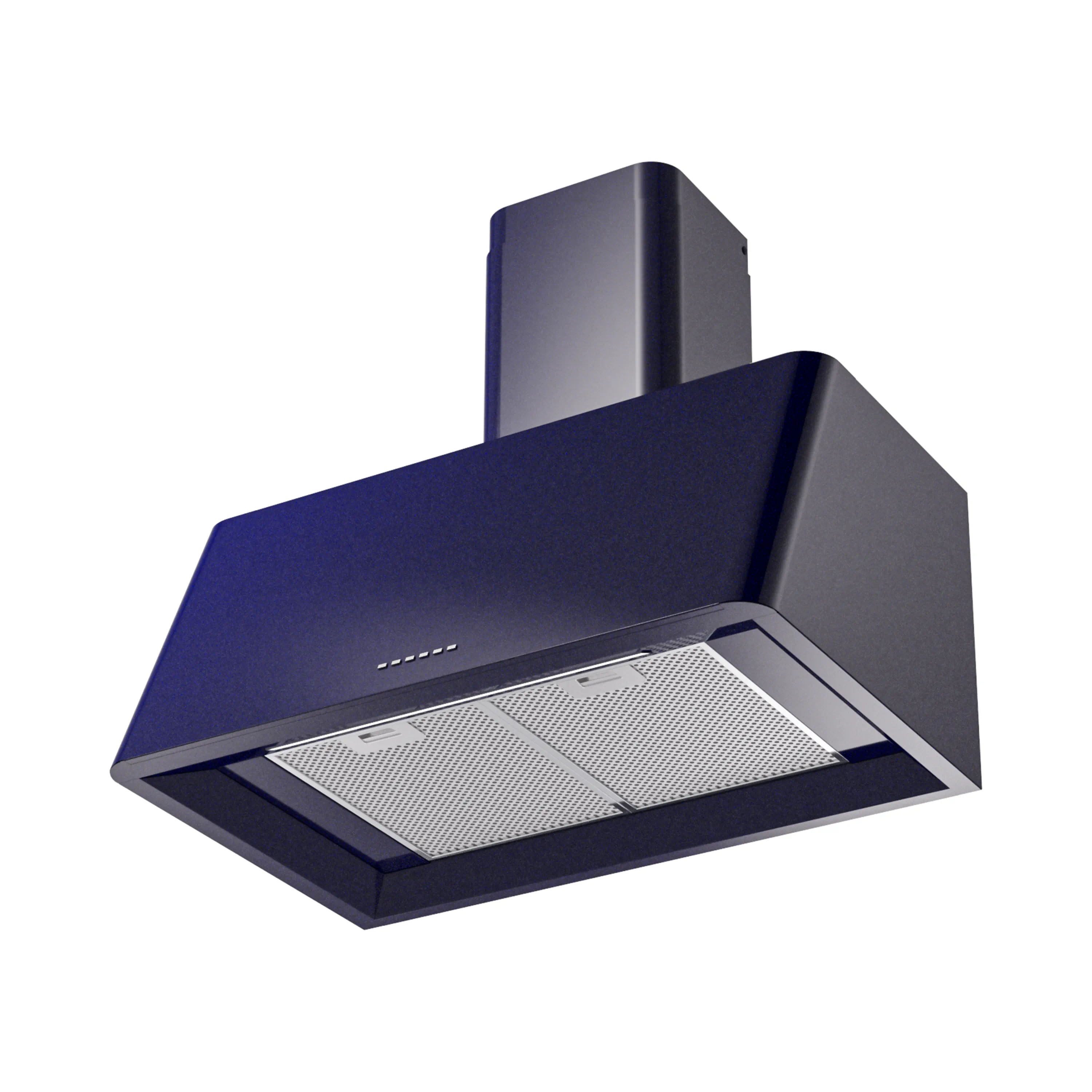 ILVE Nostalgie II 30-Inch 600 CFM Wall Mounted Range Hood in Midnight Blue (UAG30MB) - Image 2