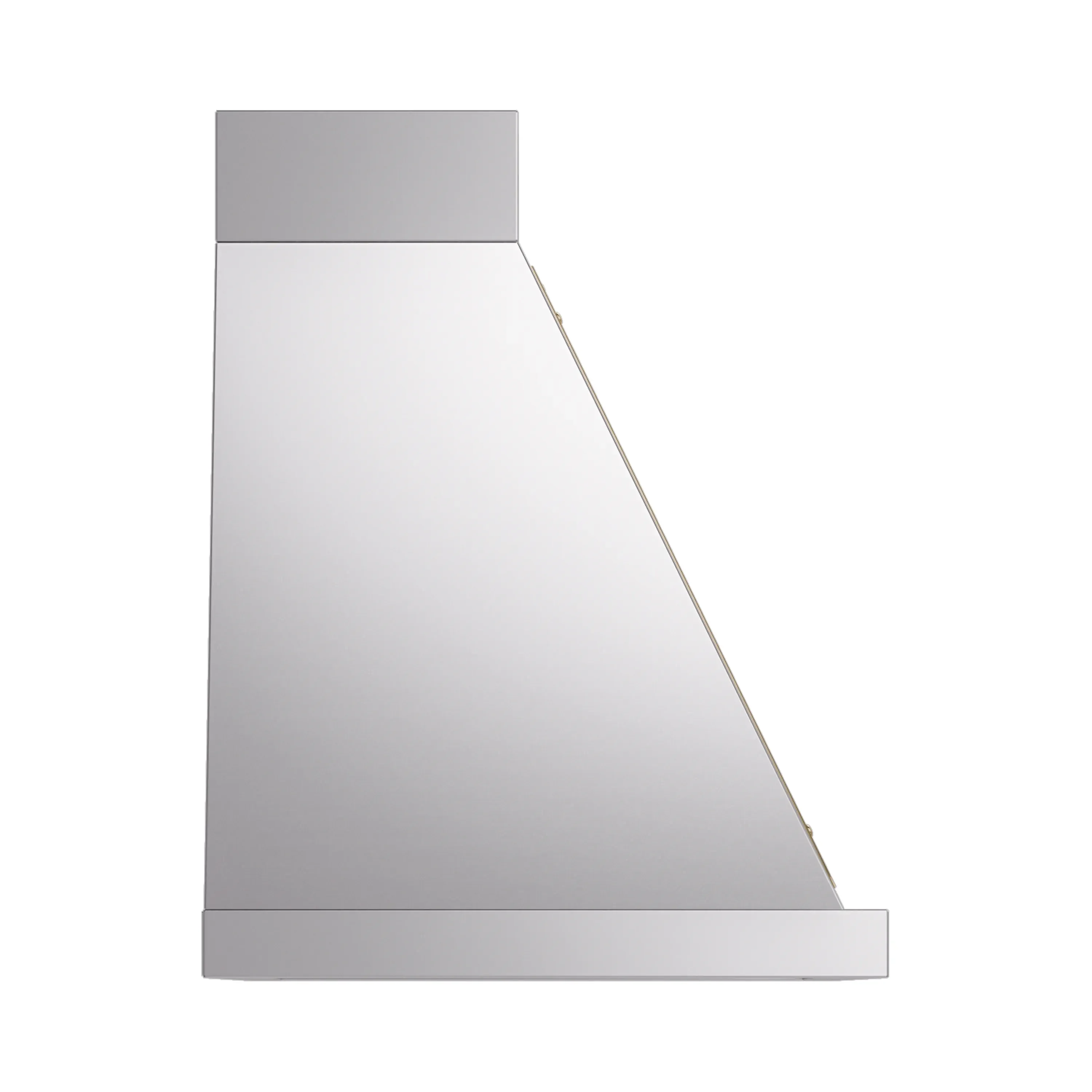 ILVE Nostalgie II 30-Inch 600 CFM Wall Mounted Range Hood in Stainless Steel with Brass Trim (UANB30SSG) - Image 3
