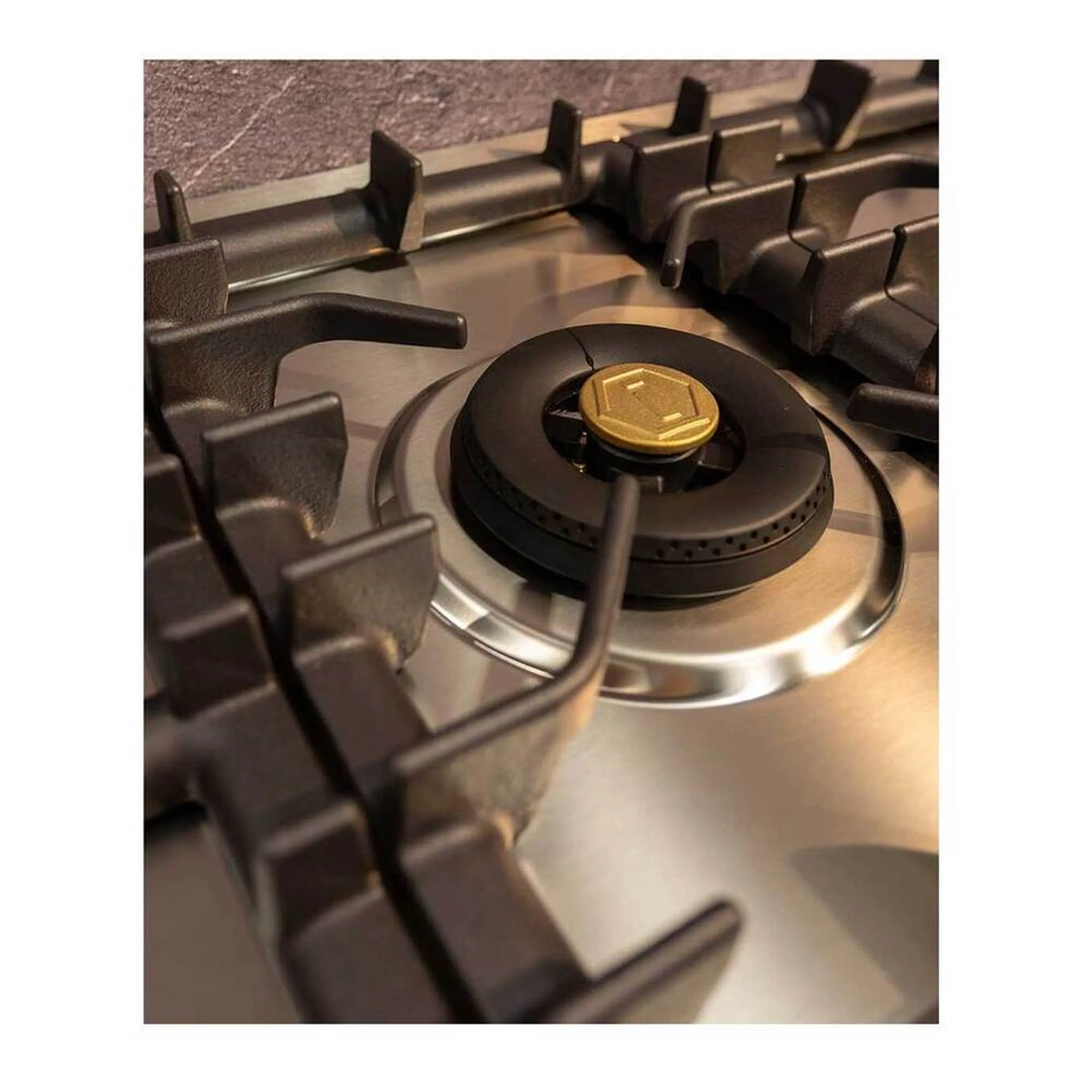ILVE Nostalgie II 30-Inch Built-In Natural Gas Cooktop with 5 Burners in Stainless Steel (UHCPT75NSSG) - Image 4