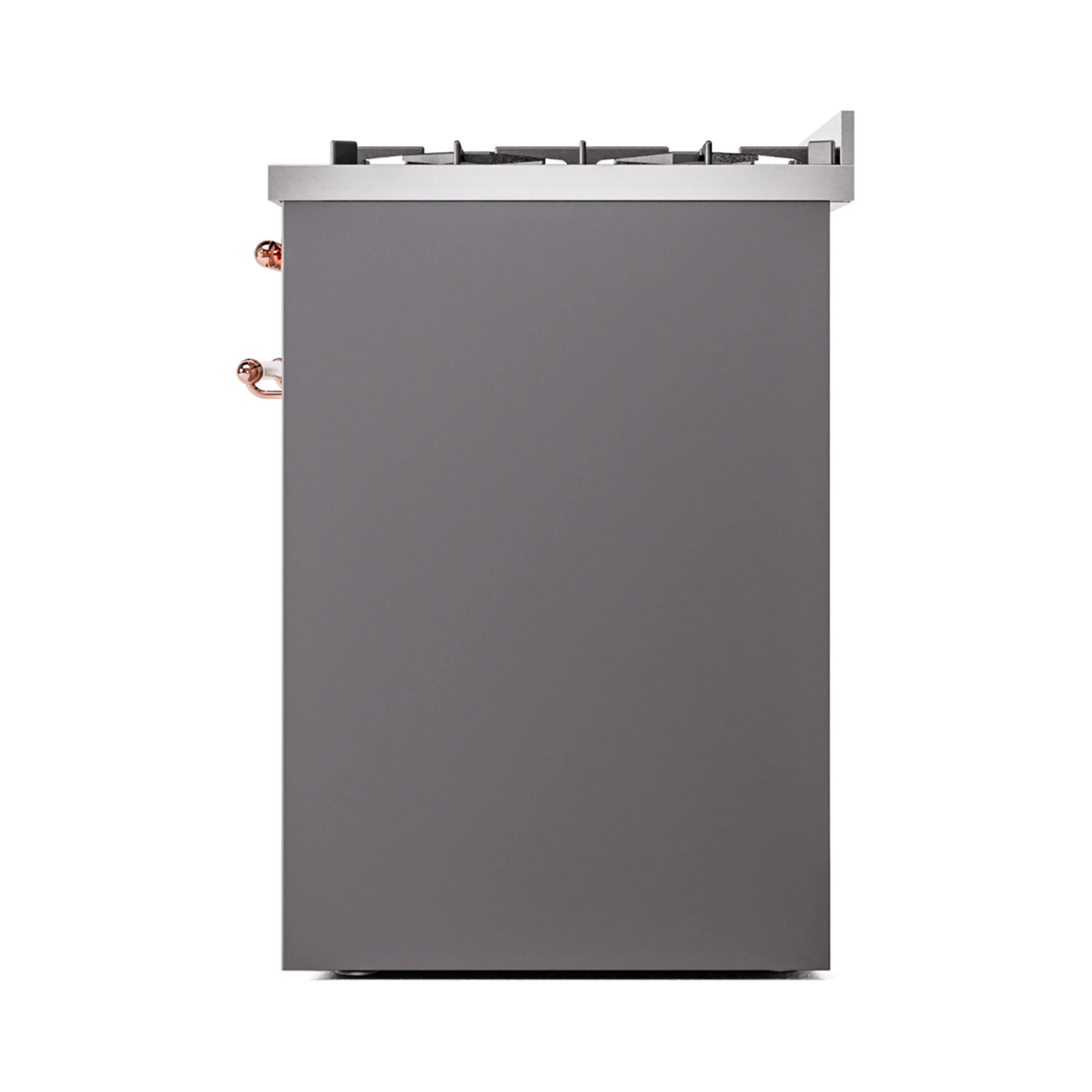 ILVE Nostalgie II 30-Inch Dual Fuel Freestanding Range in Matte Graphite with Copper Trim (UP30NMPMGPLP) - Image 6