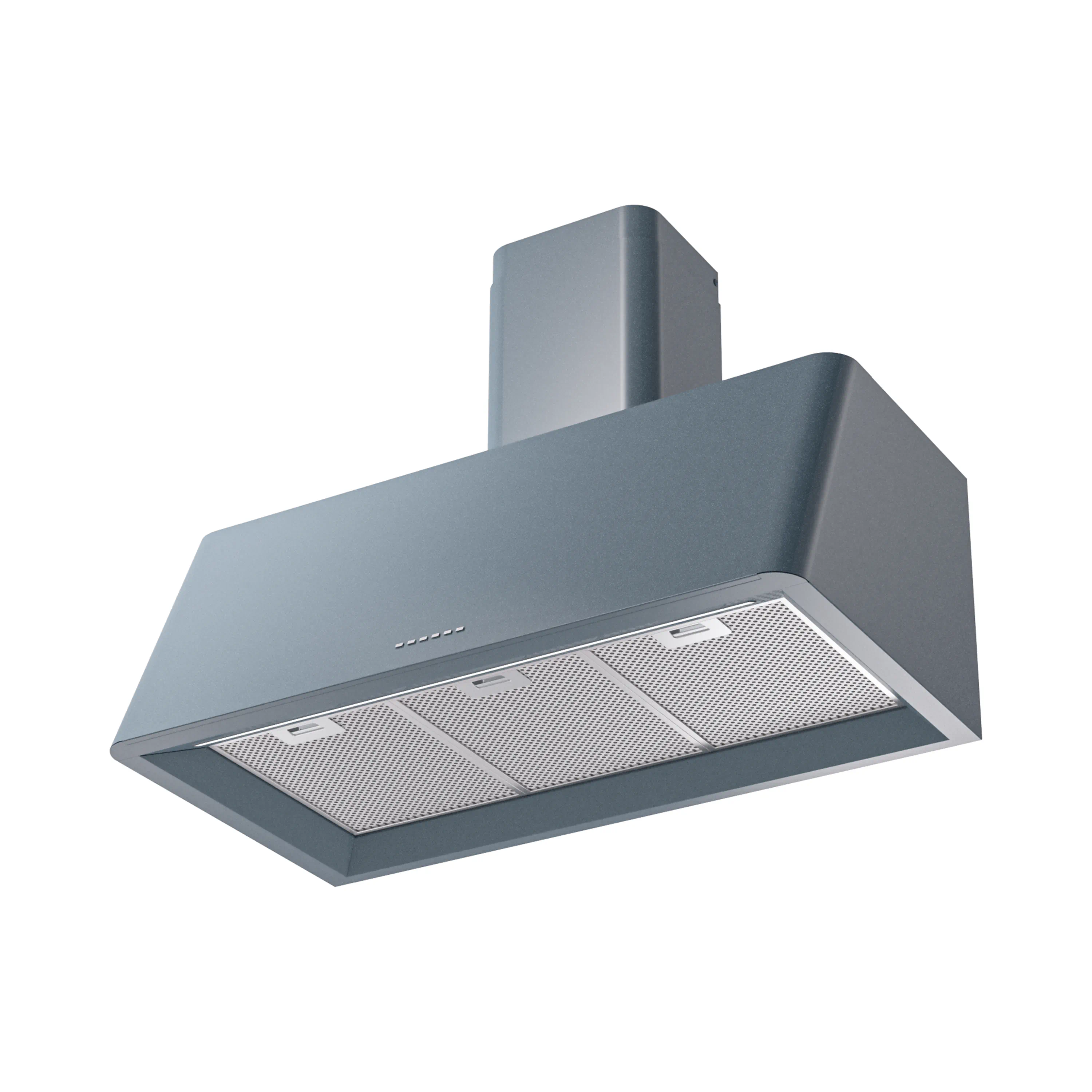 ILVE Nostalgie II 36-Inch 600 CFM Wall Mounted Range Hood in Blue Grey (UAG36BG) - Image 2