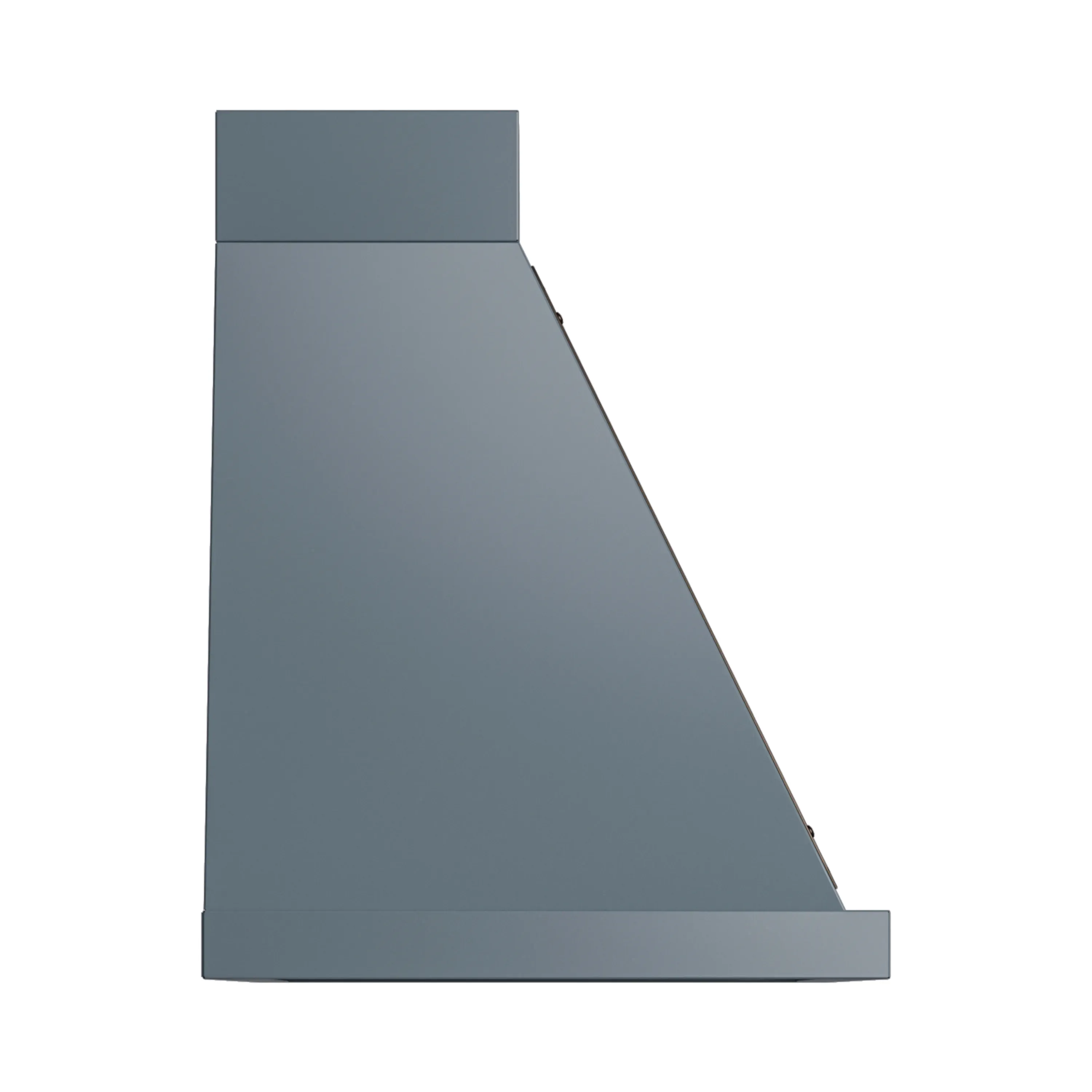 ILVE Nostalgie II 36-Inch 600 CFM Wall Mounted Ranged Hood in Blue Grey with Bronze Trim (UANB36BGB) - Image 3