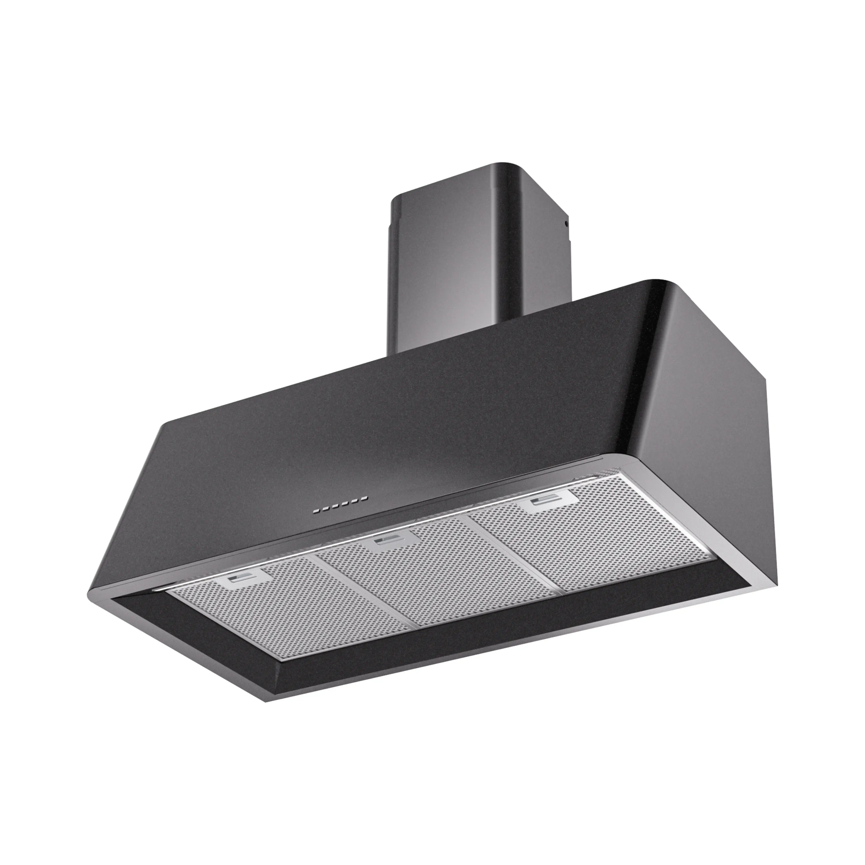 ILVE Nostalgie II 36-Inch 600 CFM Wall Mounted Range Hood in Glossy Black (UAG36BK) - Image 2