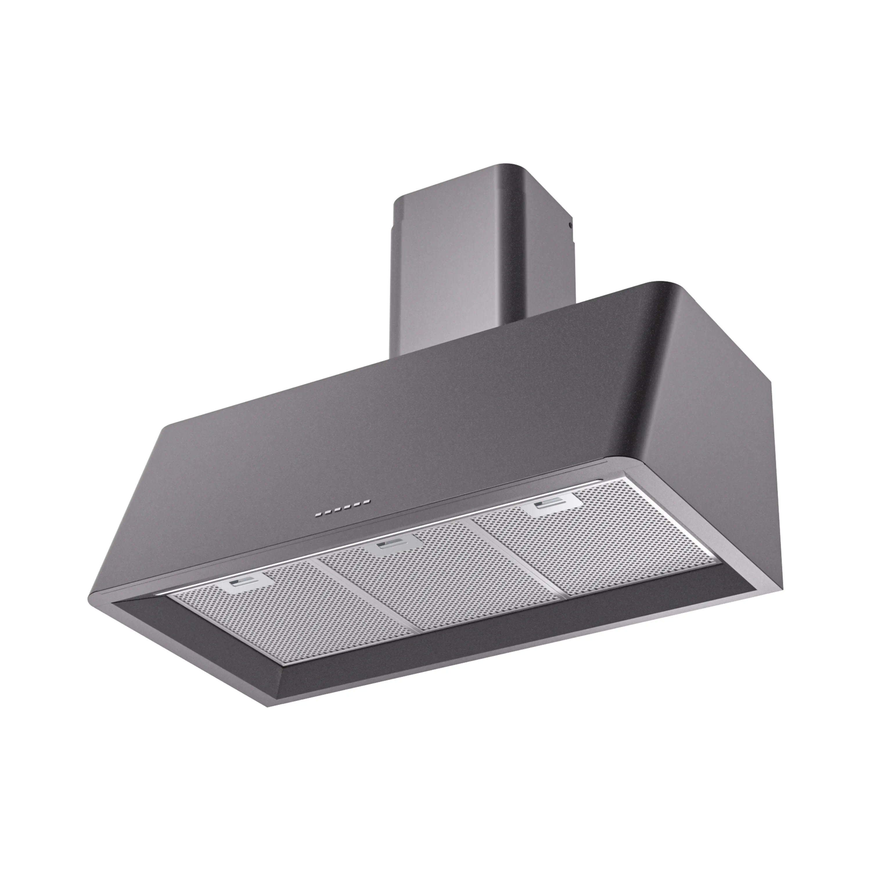 ILVE Nostalgie II 36-Inch 600 CFM Wall Mounted Range Hood in Matte Graphite (UAG36MG) - Image 2