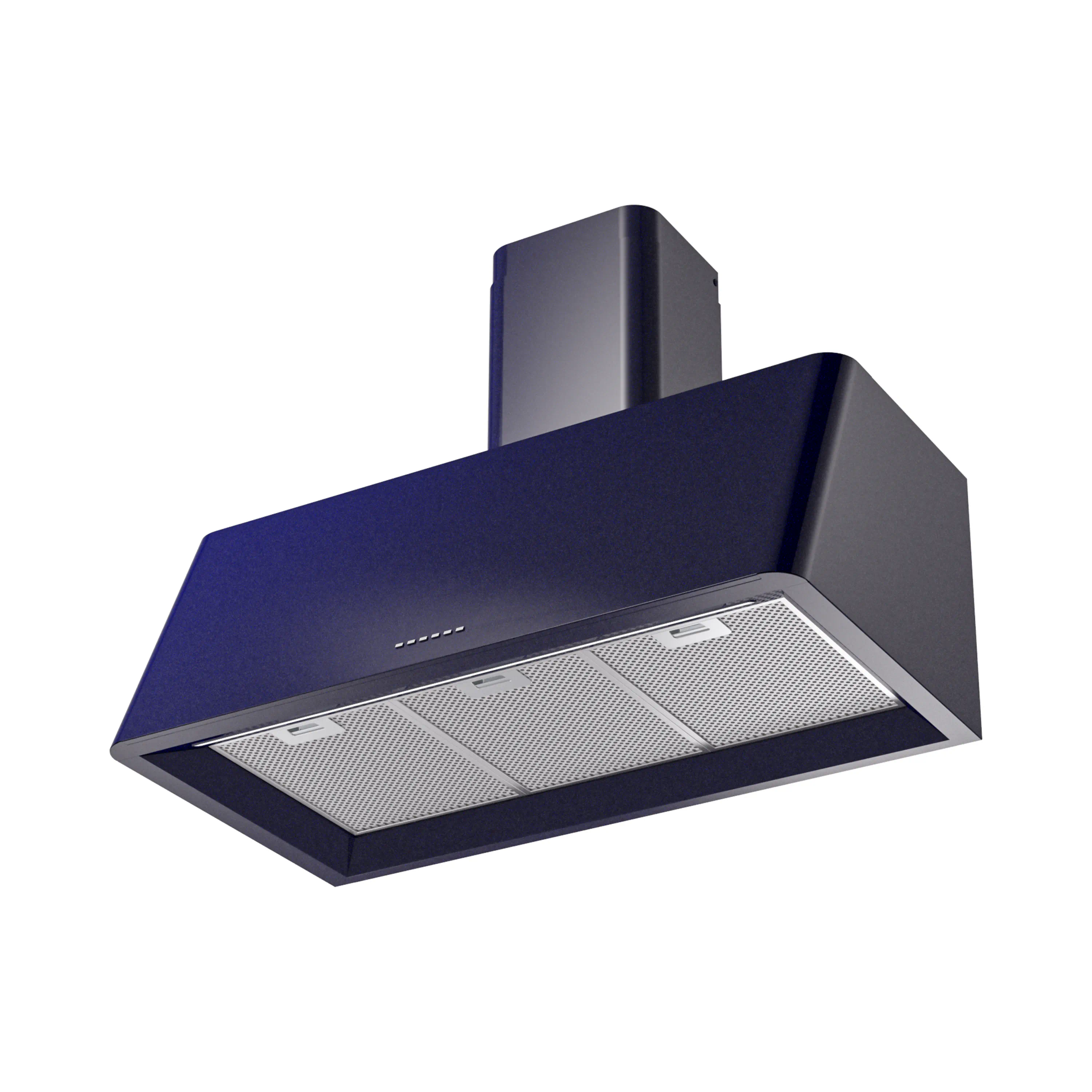 ILVE Nostalgie II 36-Inch 600 CFM Wall Mounted Range Hood in Midnight Blue (UAG36MB) - Image 2