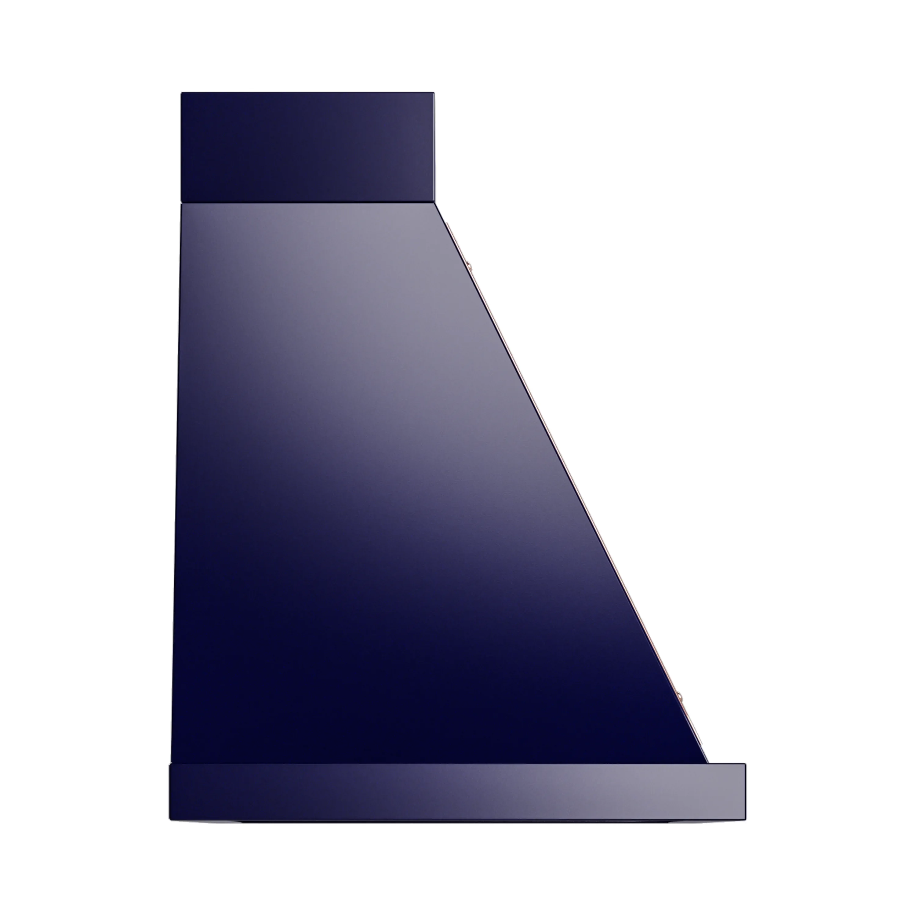 ILVE Nostalgie II 36-Inch 600 CFM Wall Mounted Range Hood in Midnight Blue with Copper Trim (UANB36MBP) - Image 3
