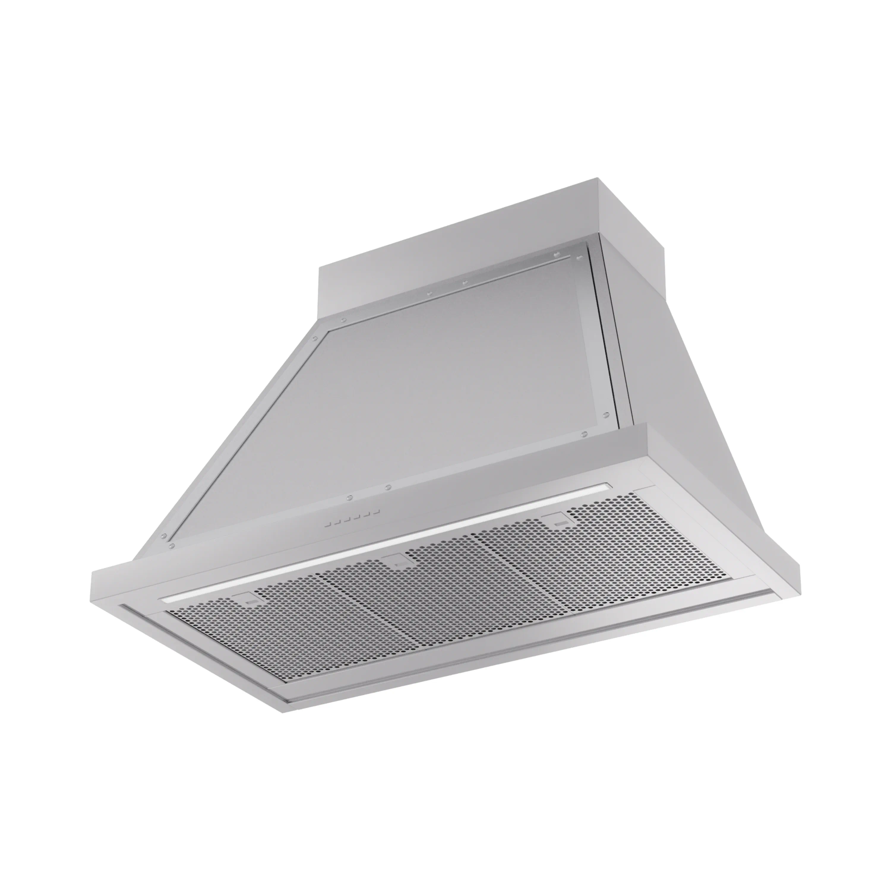 ILVE Nostalgie II 36-Inch 600 CFM Wall Mounted Range Hood in Stainless Steel with Chrome Trim (UANB36SSC) - Image 2