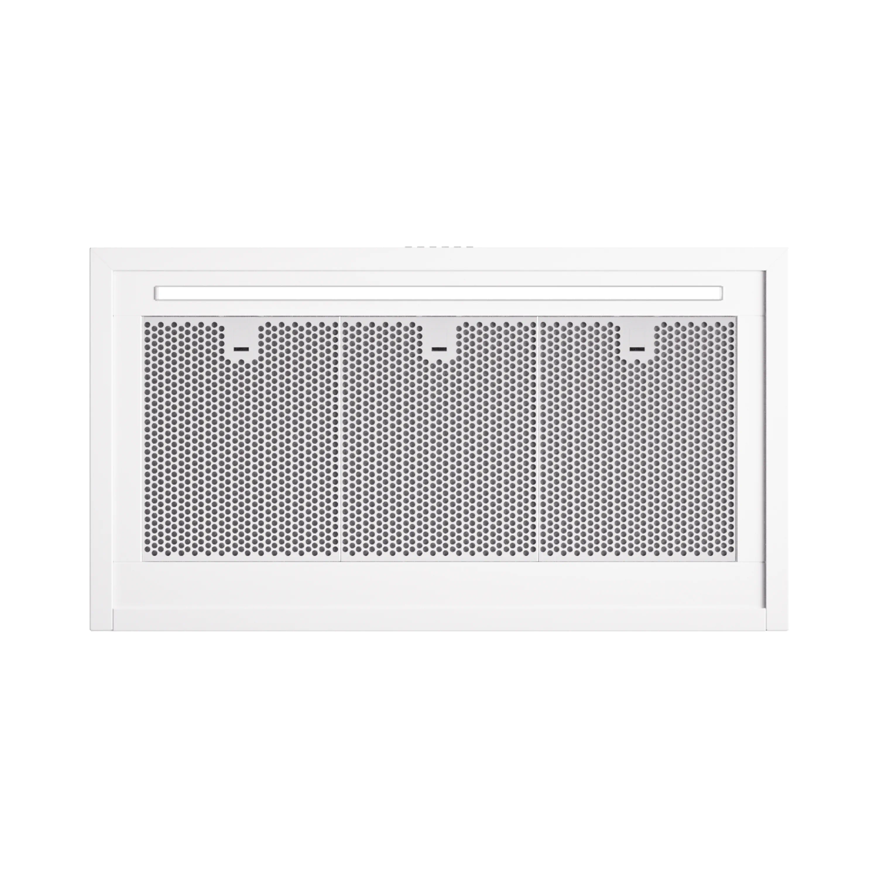 ILVE Nostalgie II 36-Inch 600 CFM Wall Mounted Range Hood in White with Chrome Trim (UANB36WHC) - Image 4
