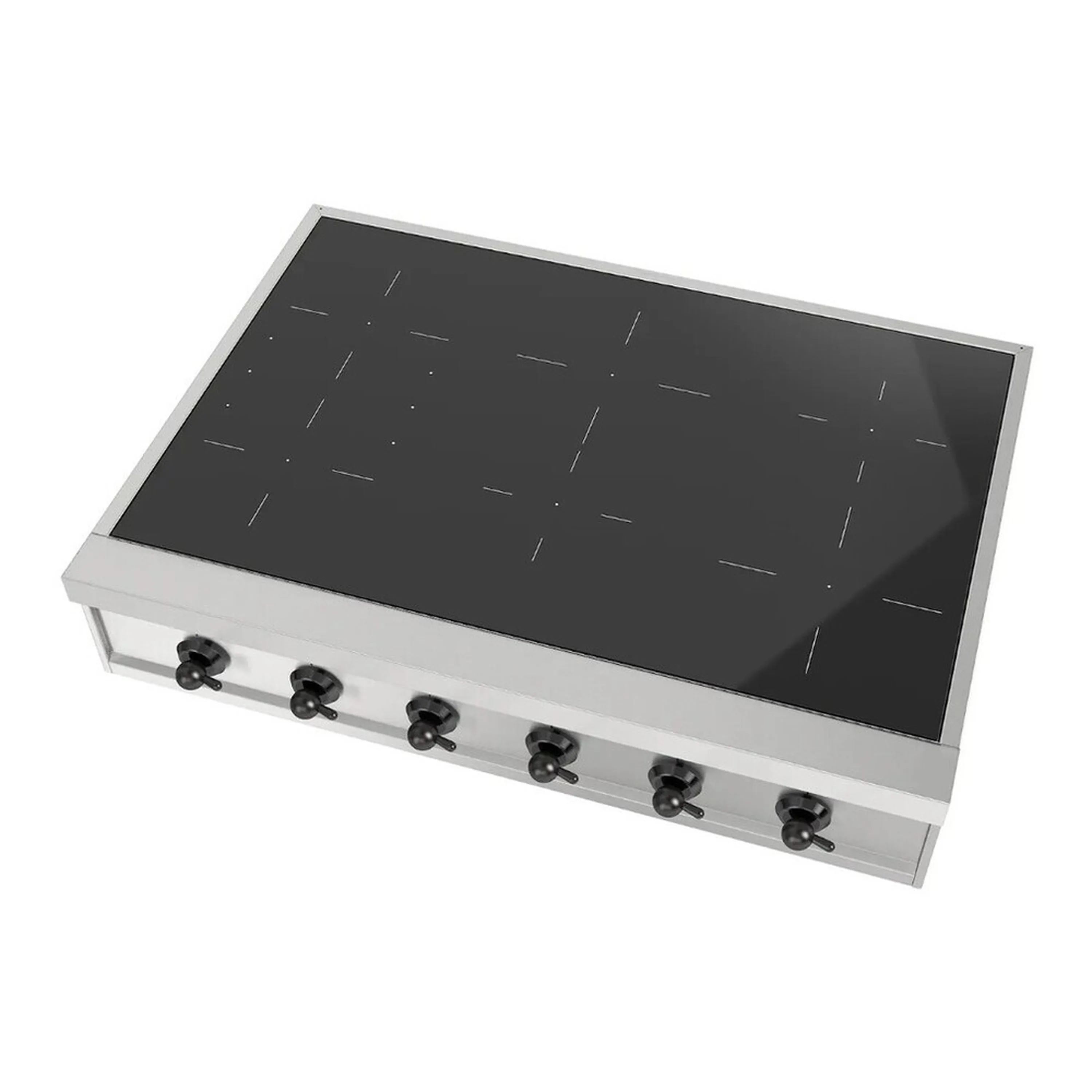 ILVE Nostalgie II 36 inch Built-In Induction Rangetop with 6 Elements (UHCPI366NSSB) - Image 2
