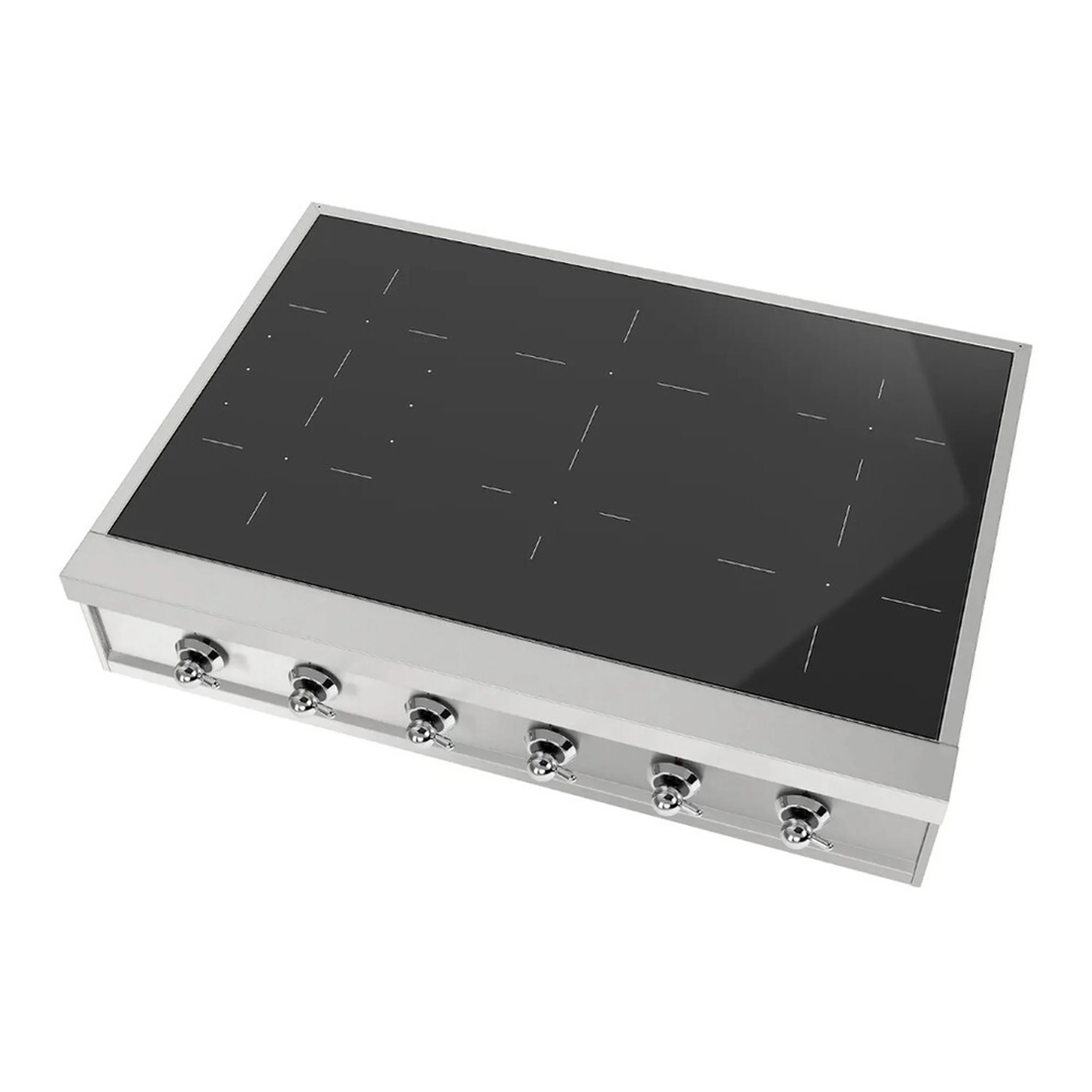 ILVE Nostalgie II 36 inch Built-In Induction Rangetop with 6 Elements (UHCPI366NSSC) - Image 4