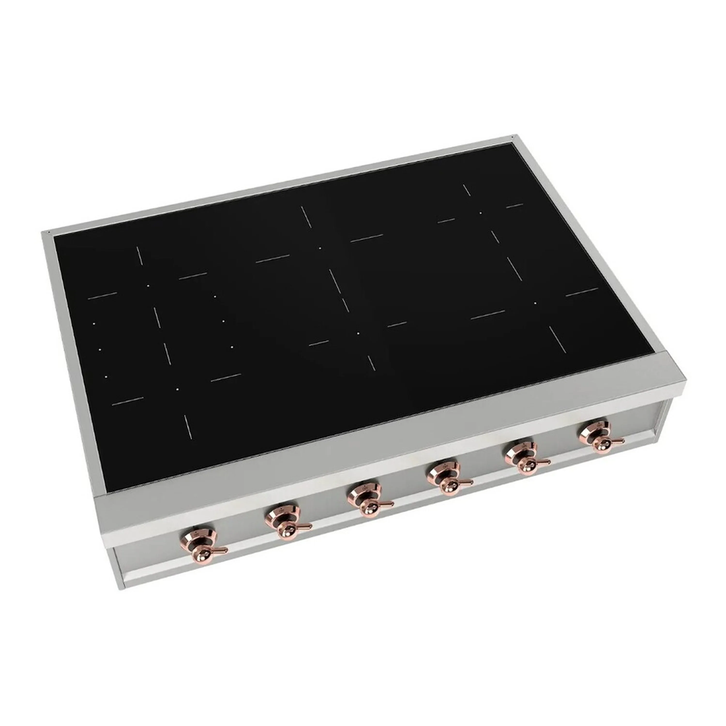 ILVE Nostalgie II 36 inch Built-In Induction Rangetop with 6 Elements (UHCPI366NSSP) - Image 2