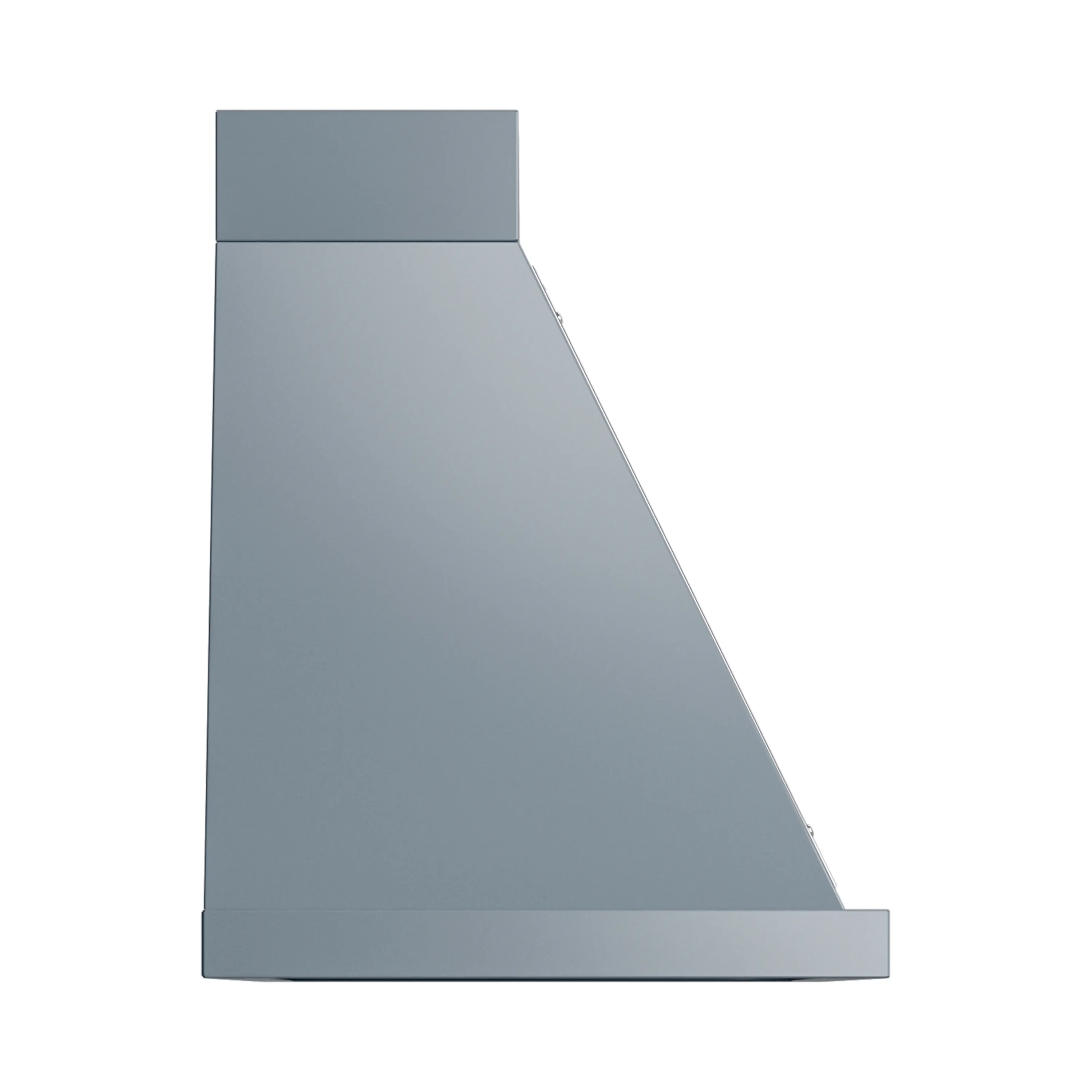 ILVE Nostalgie II 40-Inch 600 CFM Wall Mounted Range Hood in Blue Grey with Chrome Trim (UANB40BGC) - Image 3