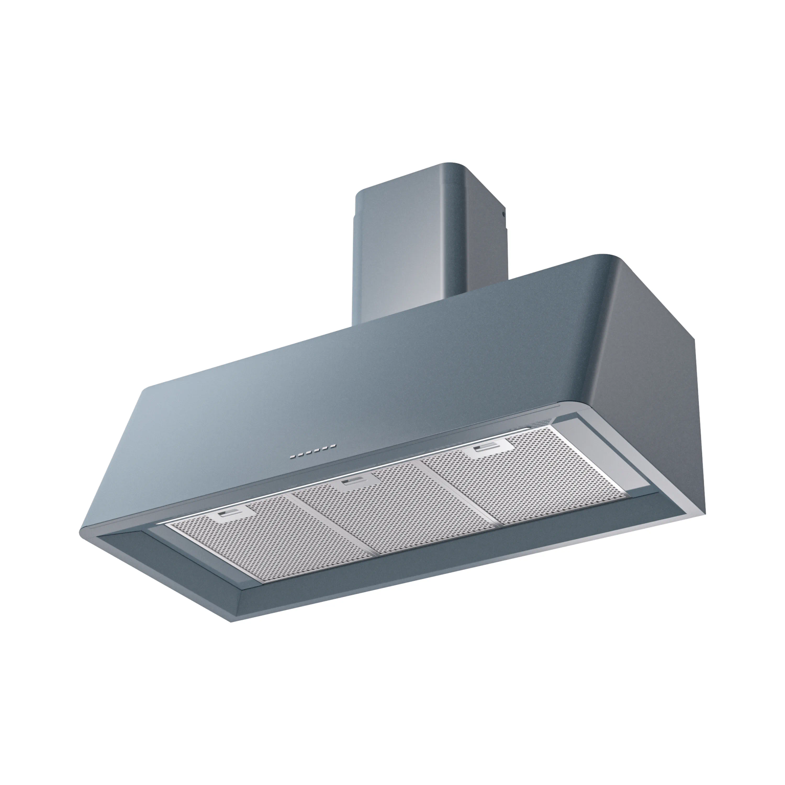 ILVE Nostalgie II 40-Inch 600 CFM Wall Mounted Range Hood in Blue Grey (UAG40BG) - Image 2