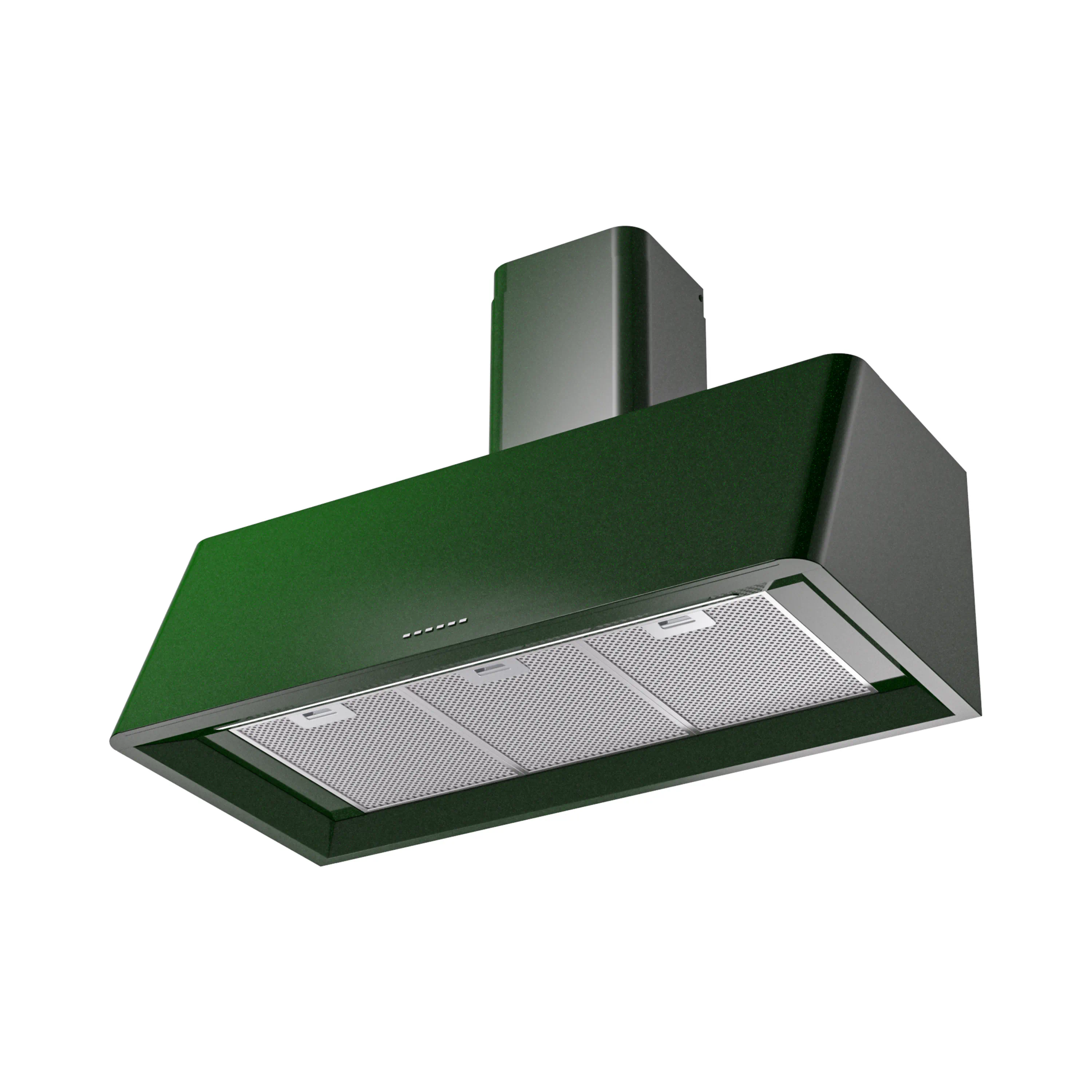 ILVE Nostalgie II 40-Inch 600 CFM Wall Mounted Range Hood in Emerald Green (UAG40EG) - Image 2