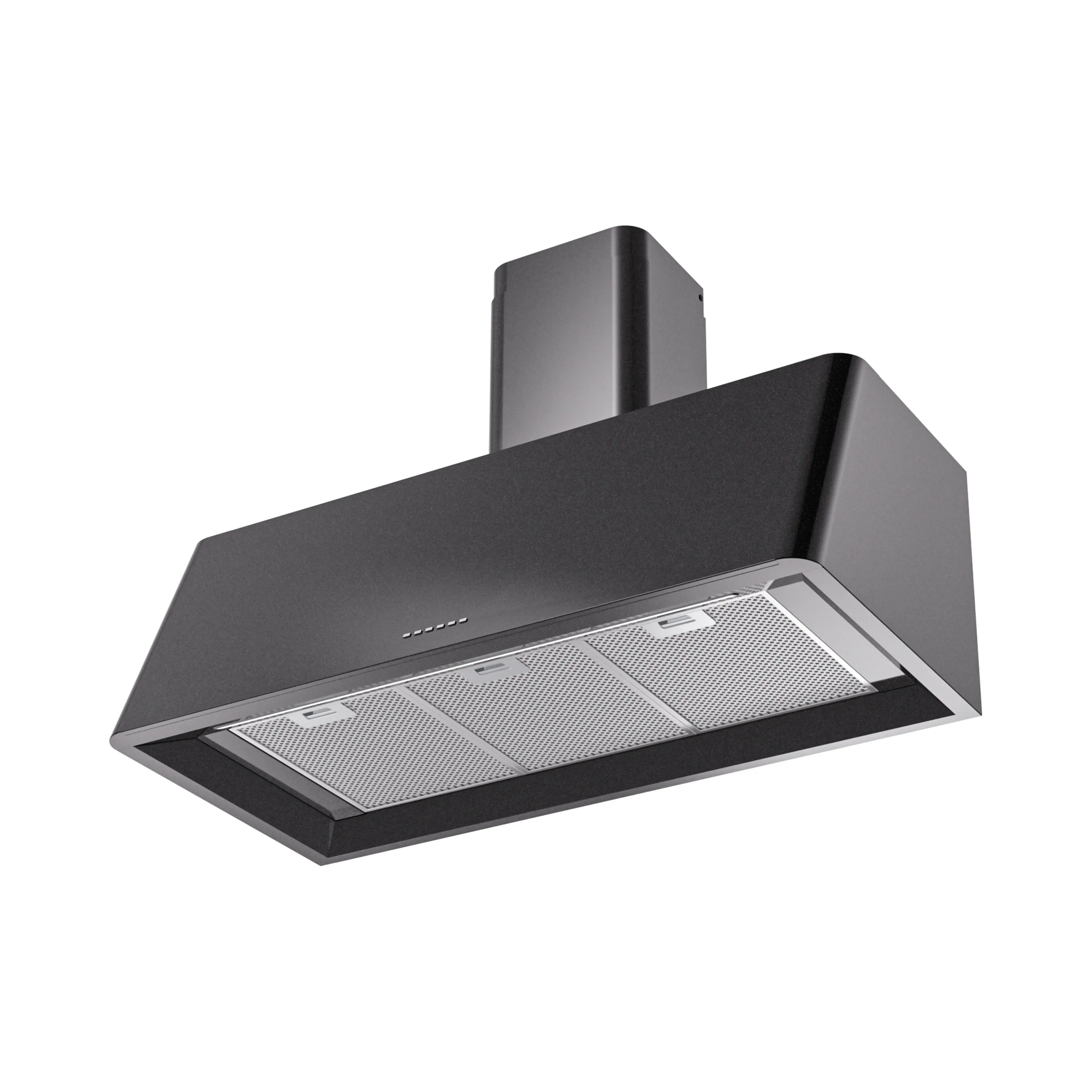 ILVE Nostalgie II 40-Inch 600 CFM Wall Mounted Range Hood in Glossy Black (UAG40BK) - Image 2