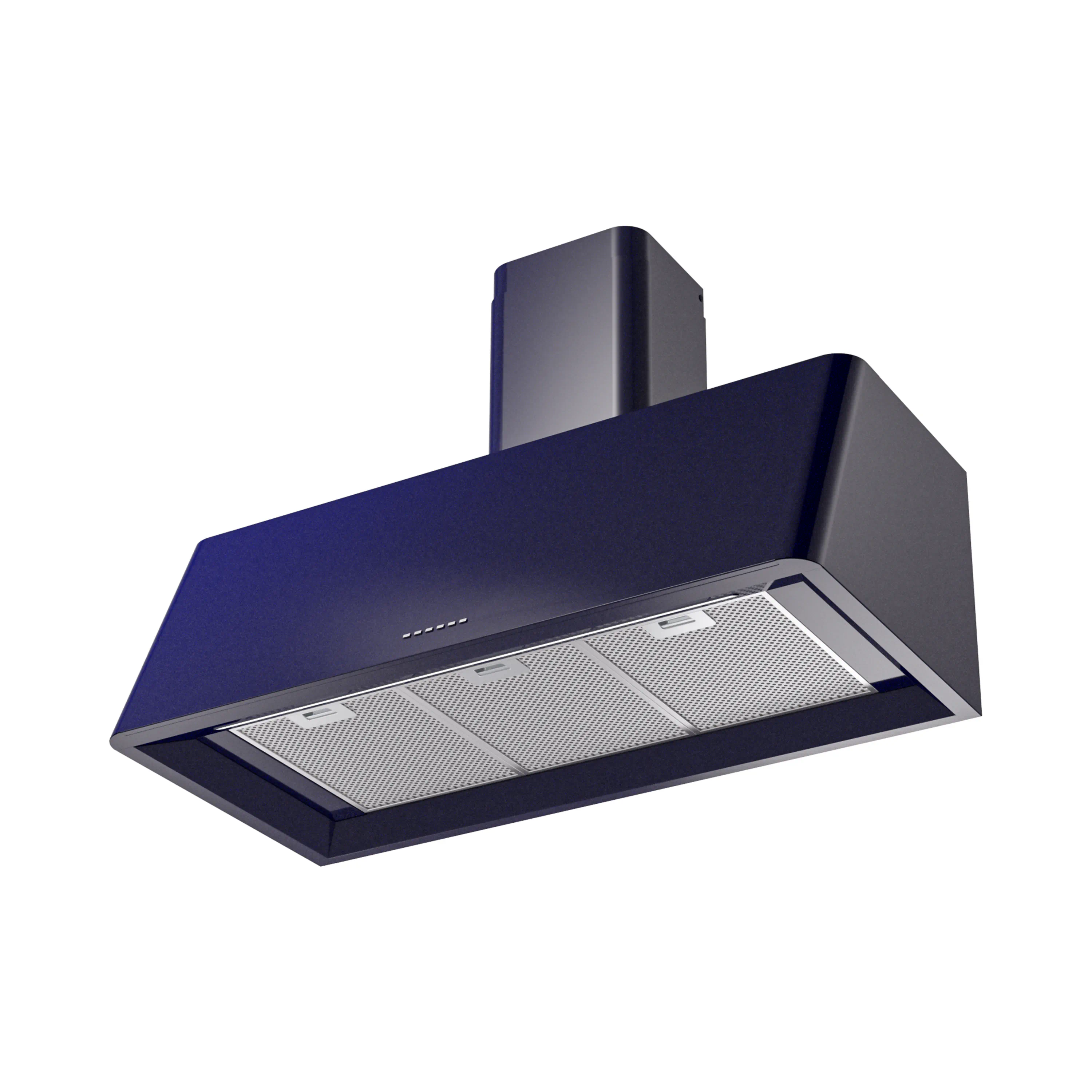ILVE Nostalgie II 40-Inch 600 CFM Wall Mounted Range Hood in Midnight Blue (UAG40MB) - Image 2