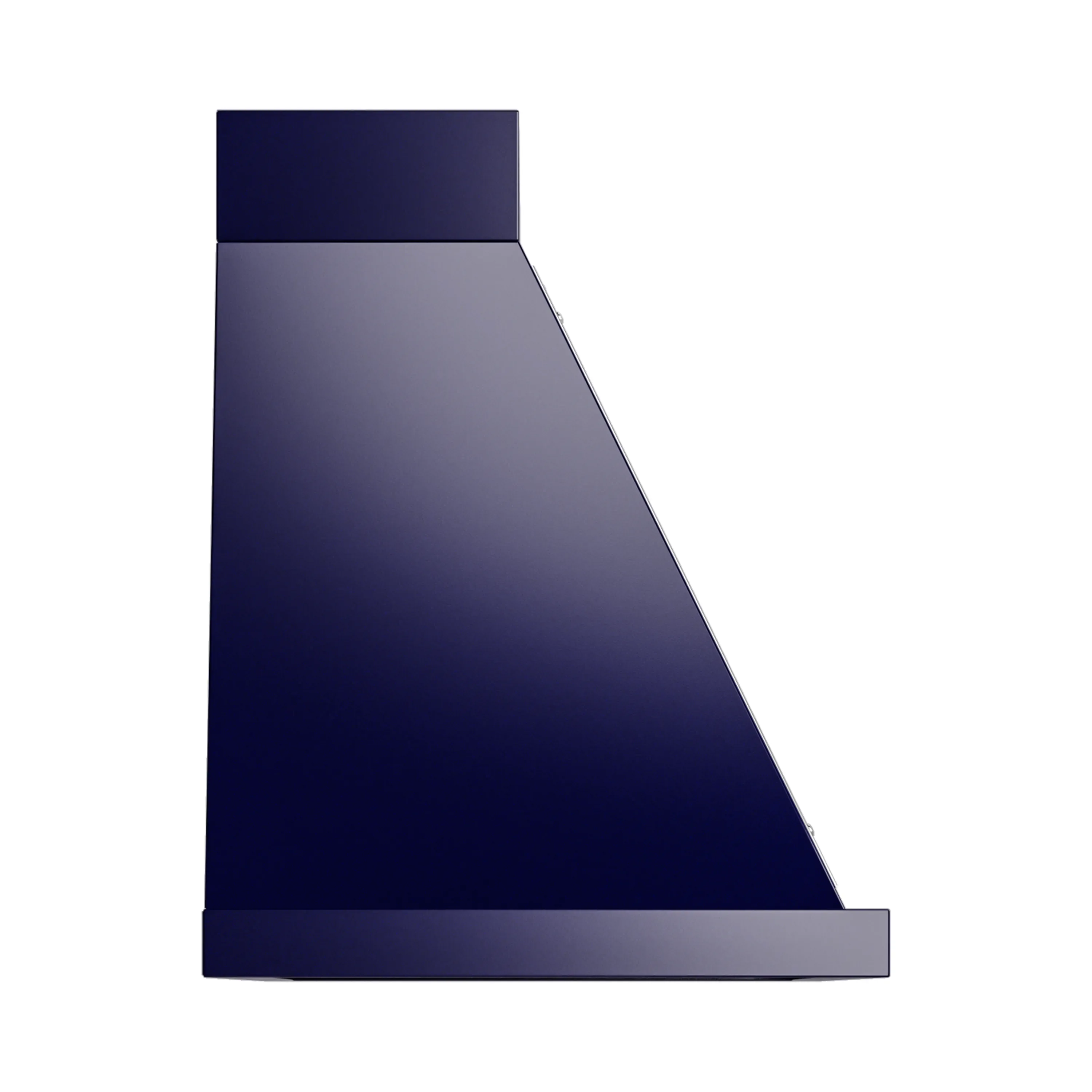 ILVE Nostalgie II 40-Inch 600 CFM Wall Mounted Range Hood in Midnight Blue with Chrome Trim (UANB40MBC) - Image 3